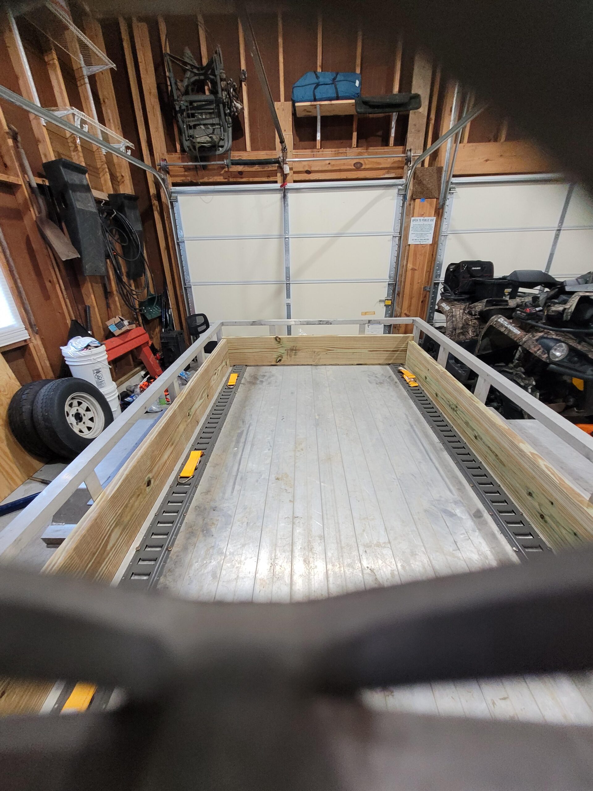 US Cargo Control E Track, Made in USA, 12 Gauge Steel 8 FT Painted E Track Rail (2 Pack) Horizontal ETrack Rails for Trailers, Garages, Cargo Vans, 6,000 Pounds Break Strength Per E-Track Slot customer photo 1