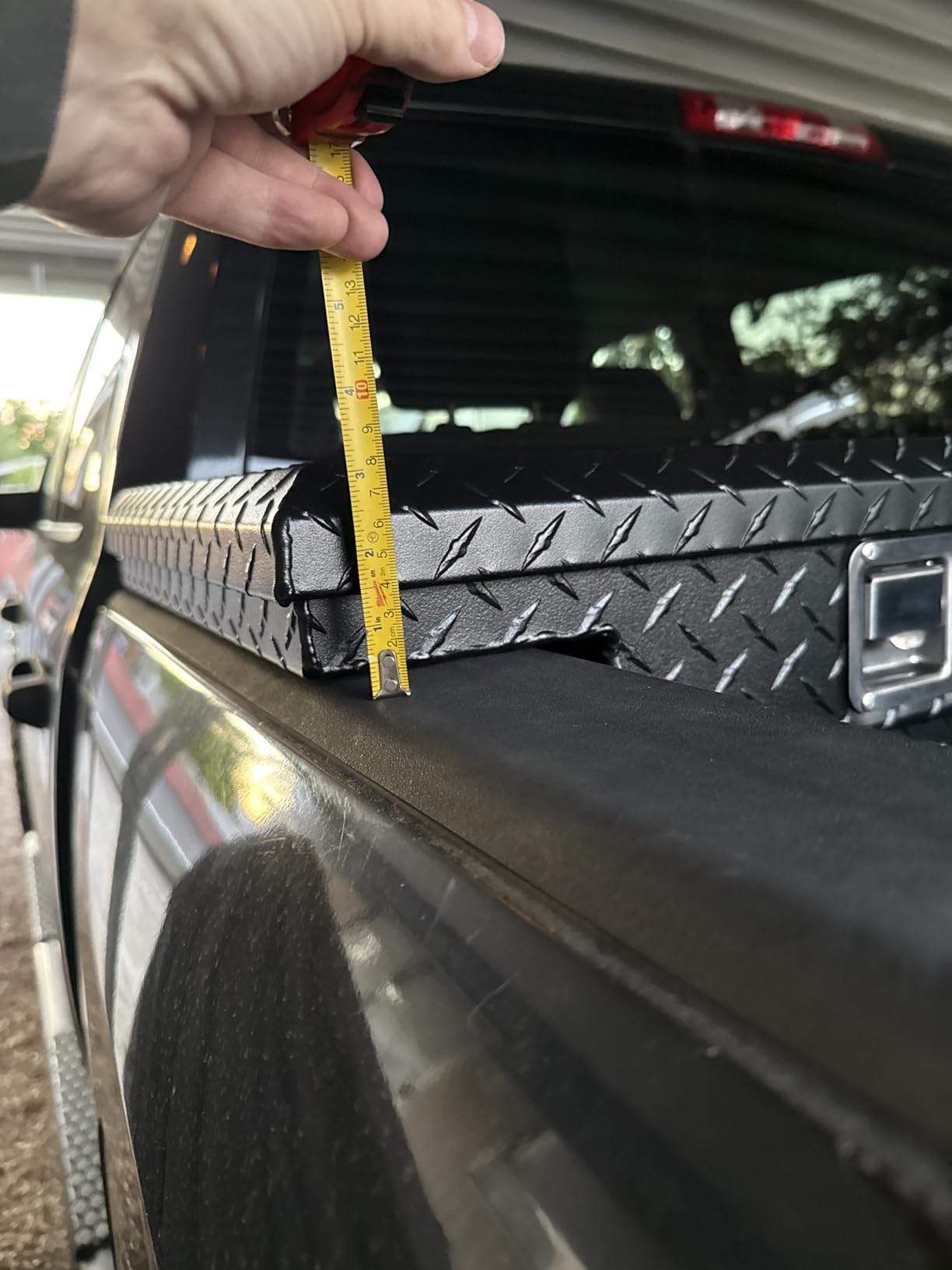 UWS EC10603 72-Inch Matte Black Heavy-Wall Aluminum Truck Tool Box with Low Profile, RigidCore Lid customer photo 2