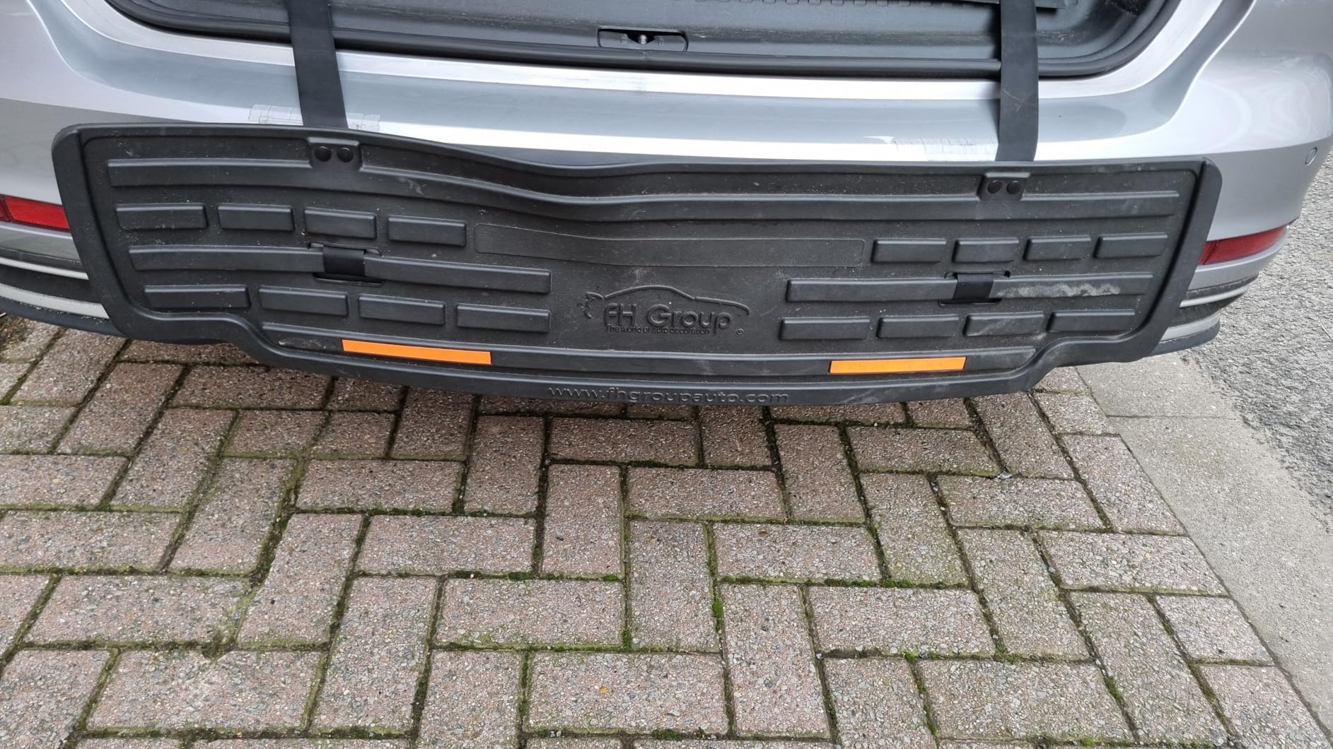 FH Group Universal Fit Rear Bumper Guard Protection Bumperbutler for Cars, Suvs, Vans, and Trucks Black customer photo 2