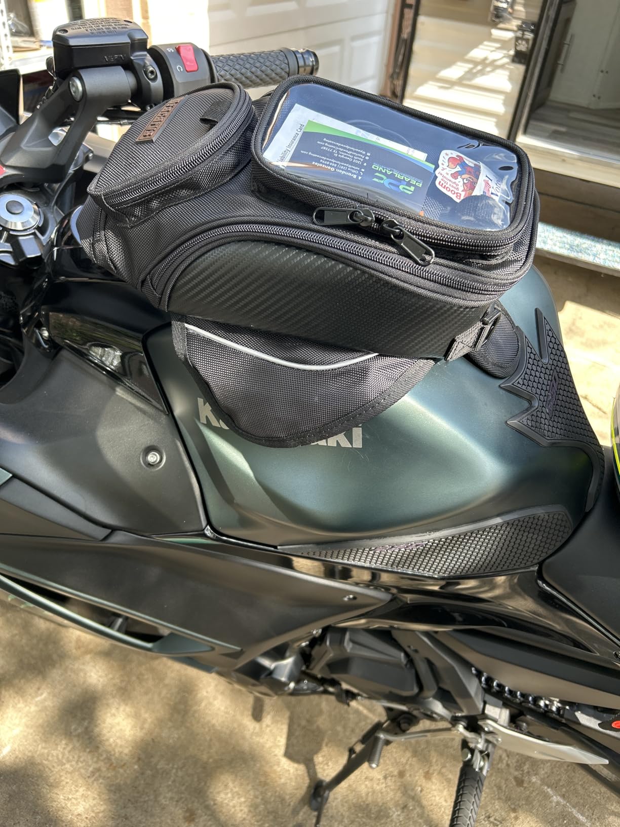 Dracarys Motorcycle Tank Bag Oxford Saddle Black Motorbike Bag - Strong Magnetic Bag for Honda Yamaha Suzuki Kawasaki Harley customer photo 1