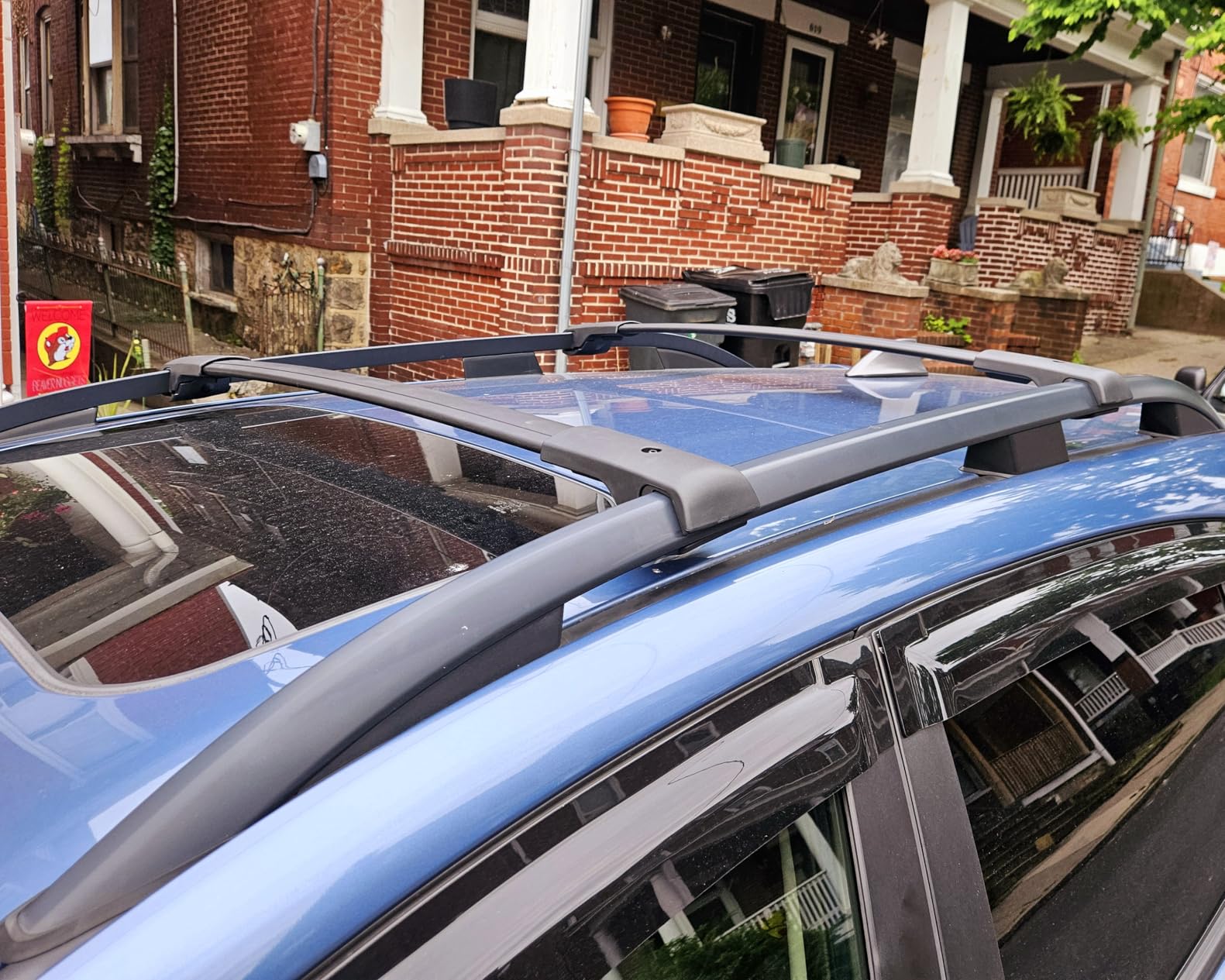 BRIGHTLINES Aero Crossbars Roof Racks Replacement for 2018 2019 2020 2021 2022 2023 Subaru Crosstrek & 2017-2023 Impreza customer photo 2