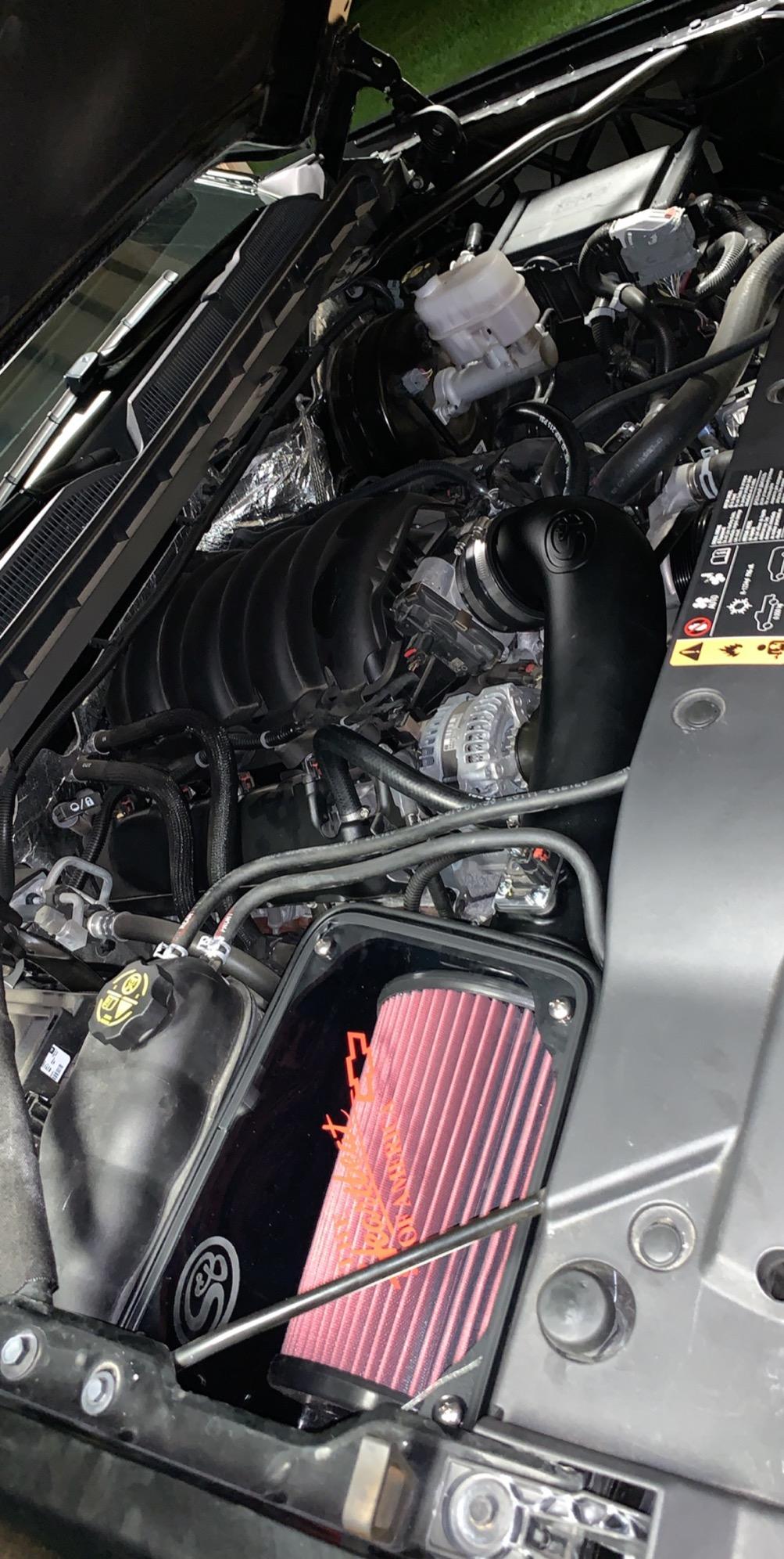 S&B Filters 75-5116 Cold Air Intake for 2017-2018 Silverado/Sierra 1500 5.3L & 6.2L (Oiled Cleanable, 8-ply Cotton Filter) customer photo 1