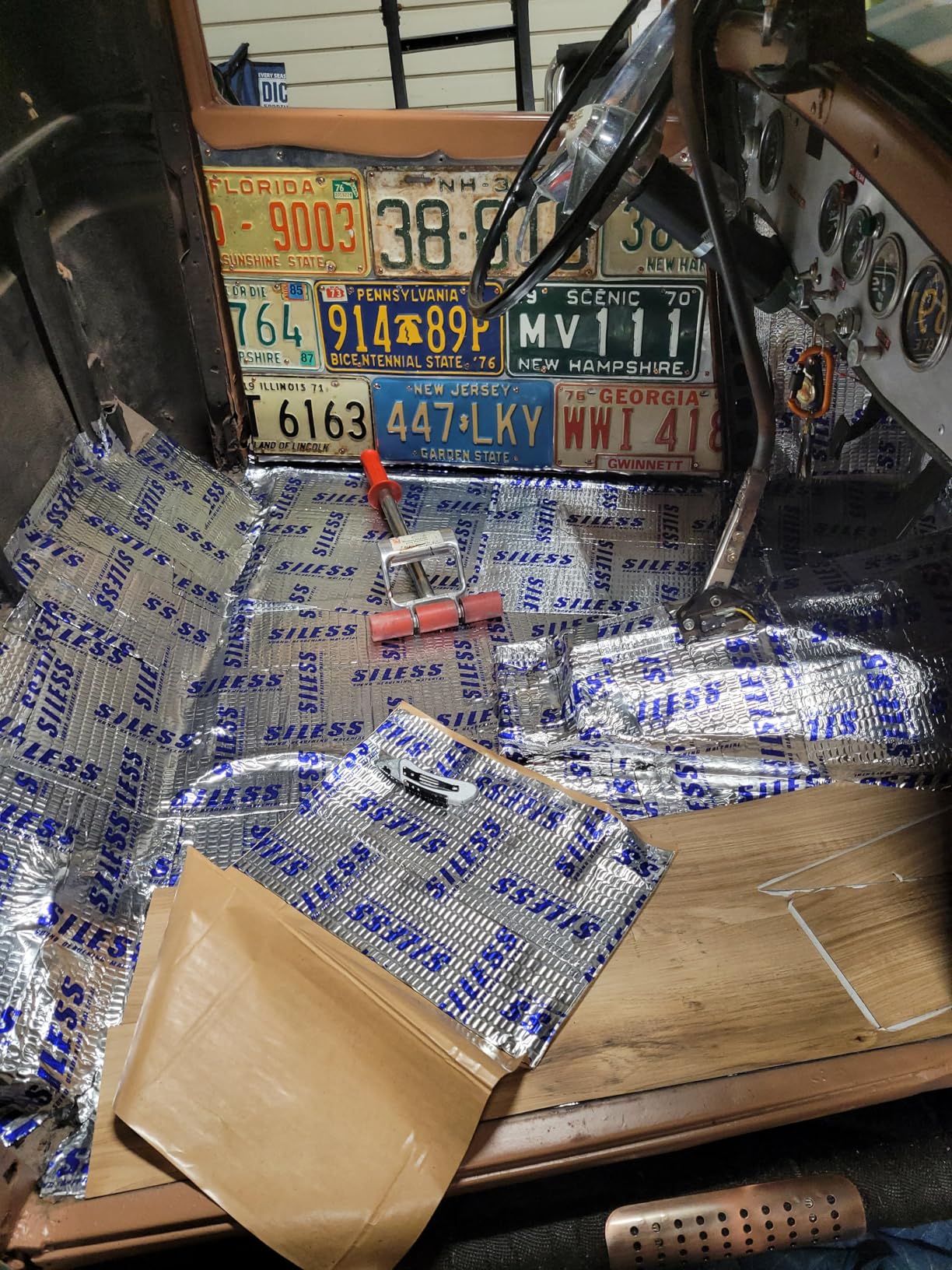 Siless 50 mil (1.3mm) 52 sqft Car Sound Deadening mat - Butyl Automotive Sound Deadener - Noise Insulation and Vibration Dampening Material ( 52 sqft) customer photo 1