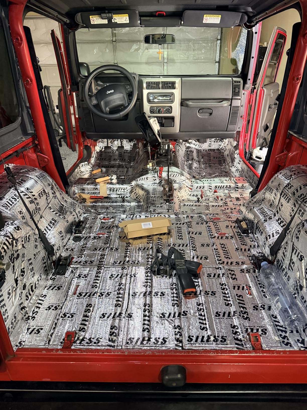 Siless 80 mil (2mm) 36 sqft (3.4 sqm) Car Sound Deadening mat - Butyl Automotive Sound Deadener - Noise Insulation and Vibration Dampening Material (36 sqft) customer photo 1