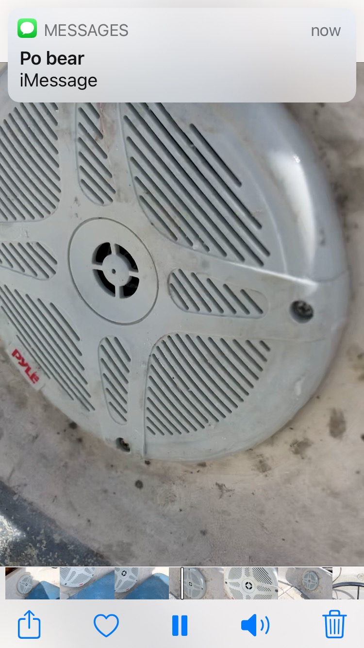 Pyle 6.5 Inch Marine Speakers (Pair) - 2-way IP-X4 Waterproof and Weather Resistant Outdoor Audio Dual Stereo Sound System with 600 Watt Power and Low Profile Design - Pyle PLMR652W (White) customer photo 1