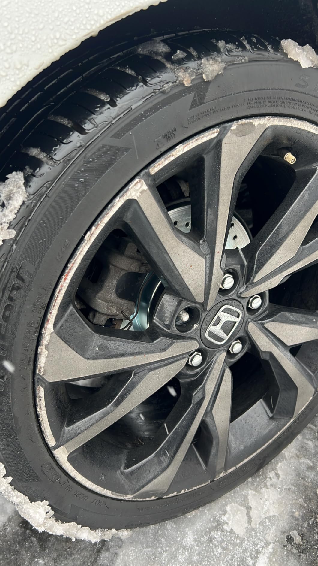 PowerStop Rear Brake Kit For Honda Civic 2016-21 - Drilled and Slotted Disc Rotors with Ceramic Brake Pads Replacement, K7725 customer photo 1