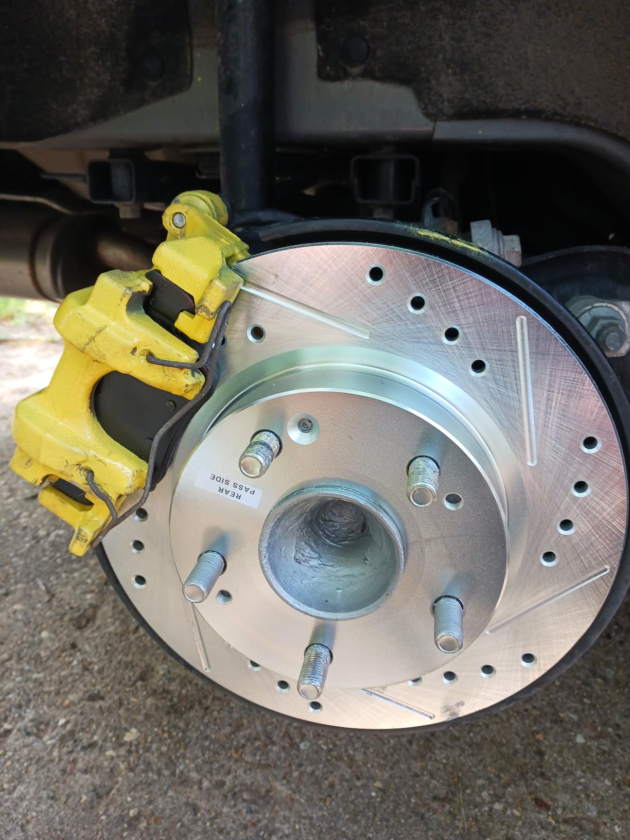 PowerStop Front and Rear Brake Kit For Honda Civic 2016-21 - Drilled and Slotted Disc Rotors with Ceramic Brake Pads Replacement, K7574 customer photo 1
