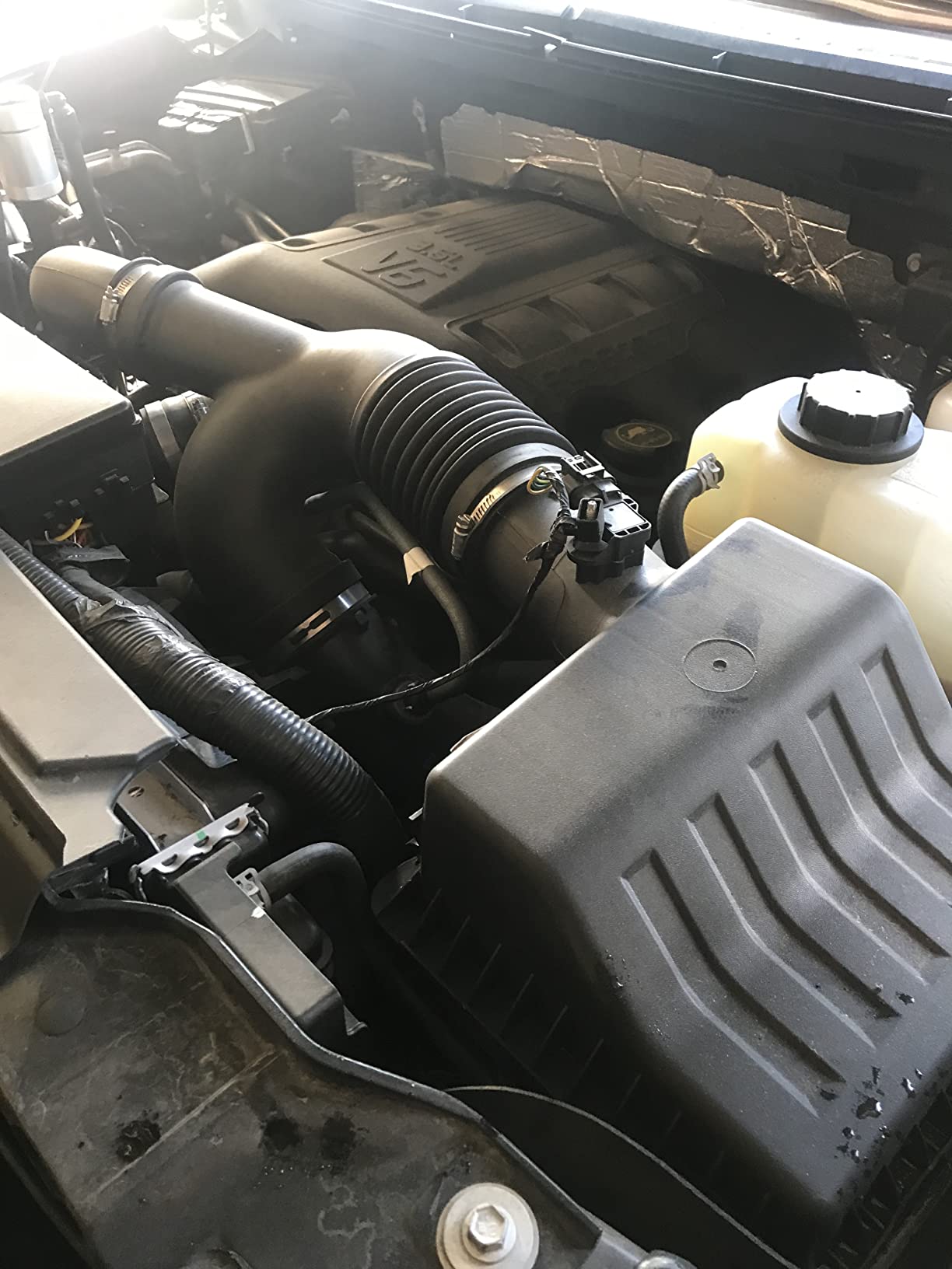 Cold Air Intake System with Heat Shield Kit + Filter Combo RED Compatible For 12-14 Ford F150 3.5L V6 EcoBoost customer photo 1