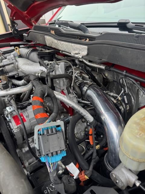 Polished Intercooler Pipe Kit Hot Cold Side For 2011-2016 GM GMC Chevy 6.6L LML Duramax Diesel 6.6 customer photo 1