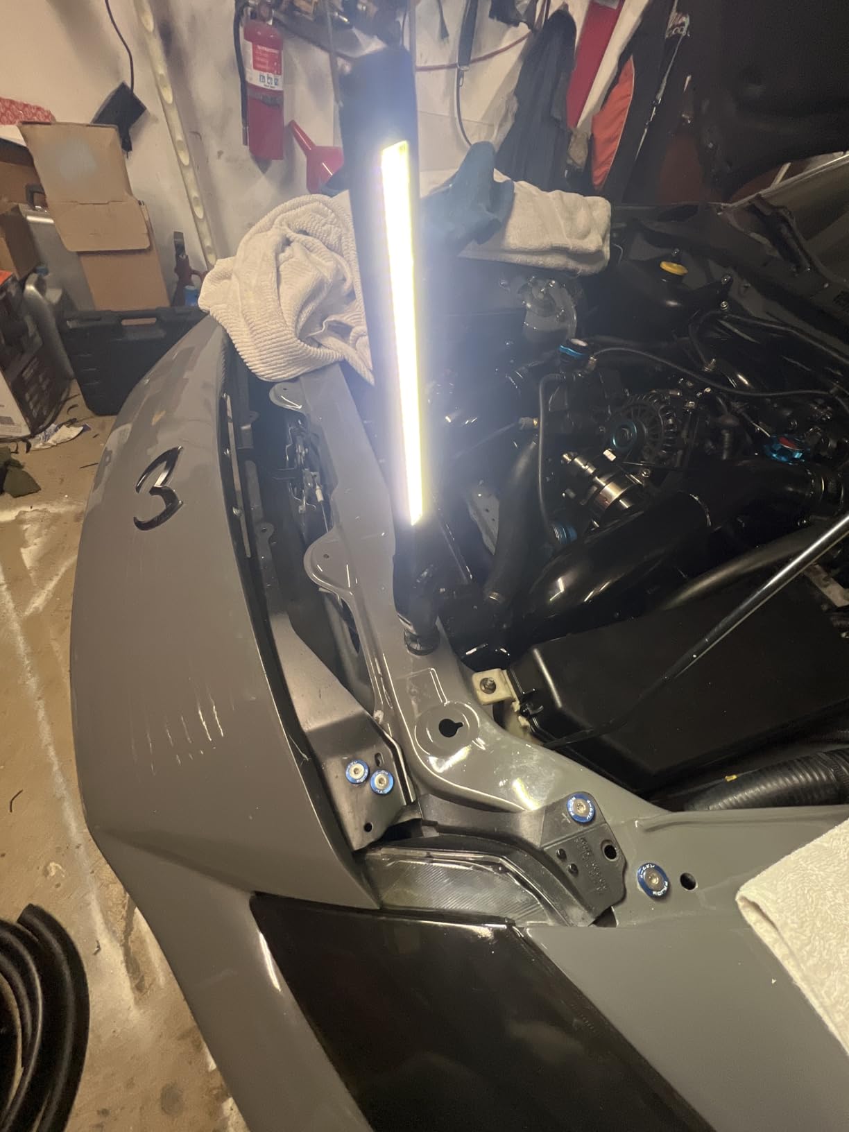 Dr. Prepare LED Work Light, 700 Lumens Rechargeable Work Lights, Cordless Portable Magnetic COB LED Work Light customer photo 1