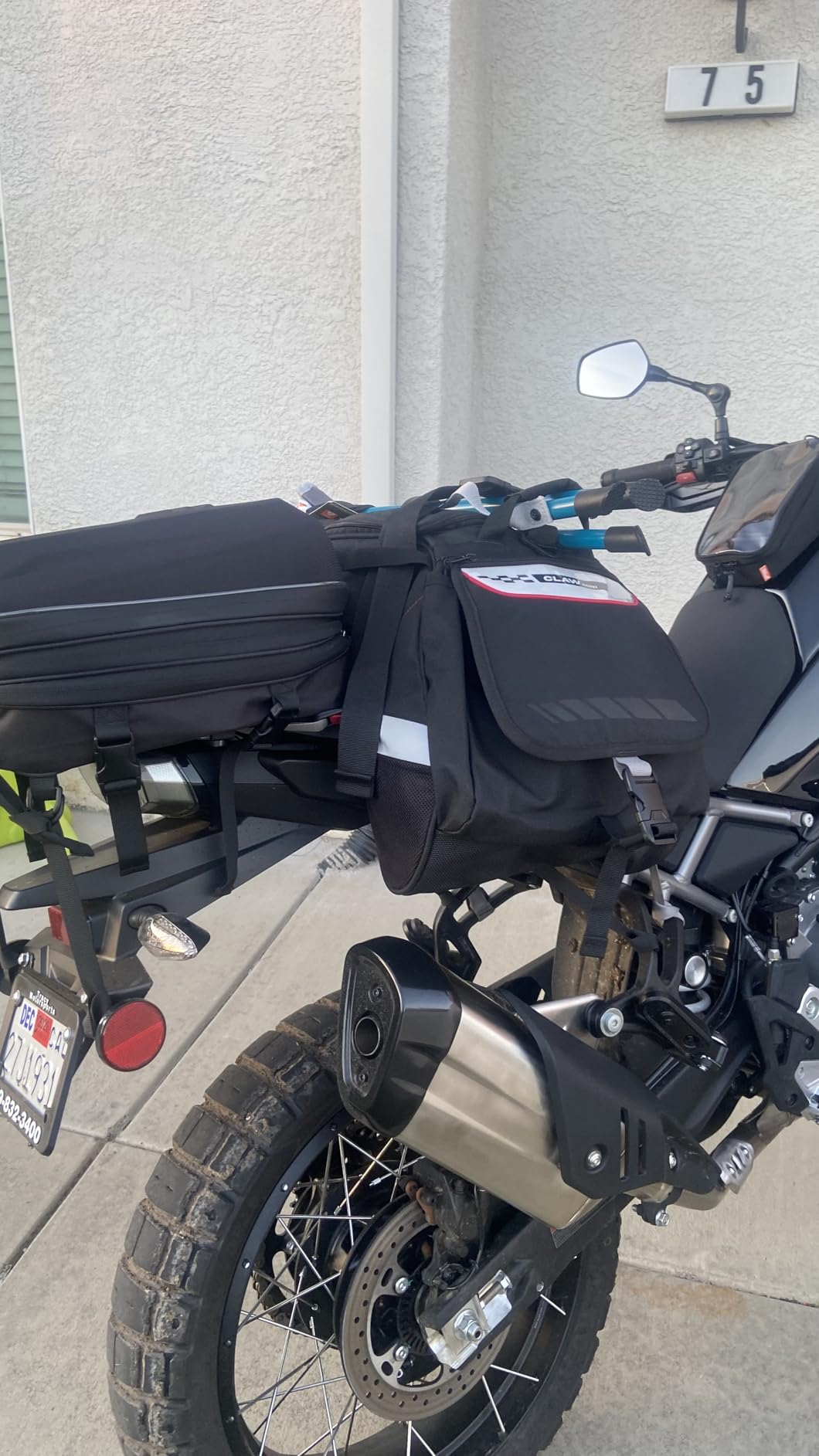 ViaTerra Claw Mini Waterproof Tail Bag | Compatible with Sports & Street Motorbikes customer photo 1
