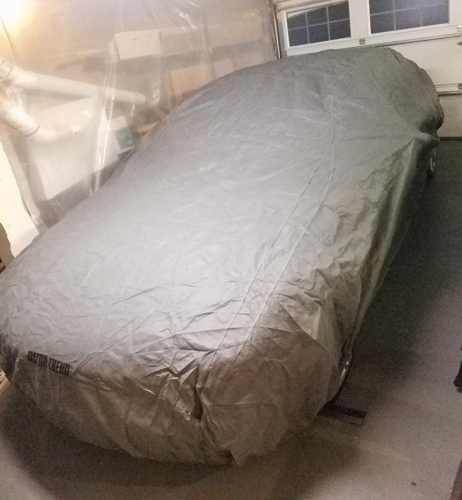 Motor Trend Breathable Lightweight Car Cover, Anti-Moisture Build-Up Water-Resistant Scratch-Resistant Travel-Friendly, Universal Fit for Cars SUVs Trucks Vans All-Weather Outdoor/Indoor, (L) 190