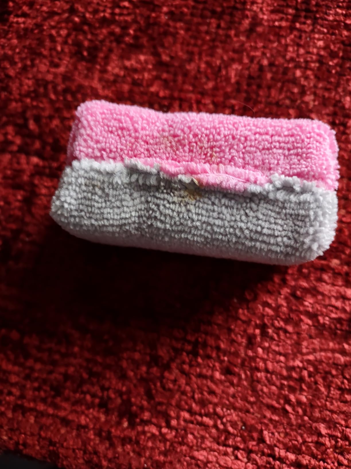 Autofiber [Saver Applicator Terry] Ceramic Coating Applicator Sponge | 12 Pack | with Plastic Barrier to Reduce Product Waste. (Blue/Gray, Mini) customer photo 2