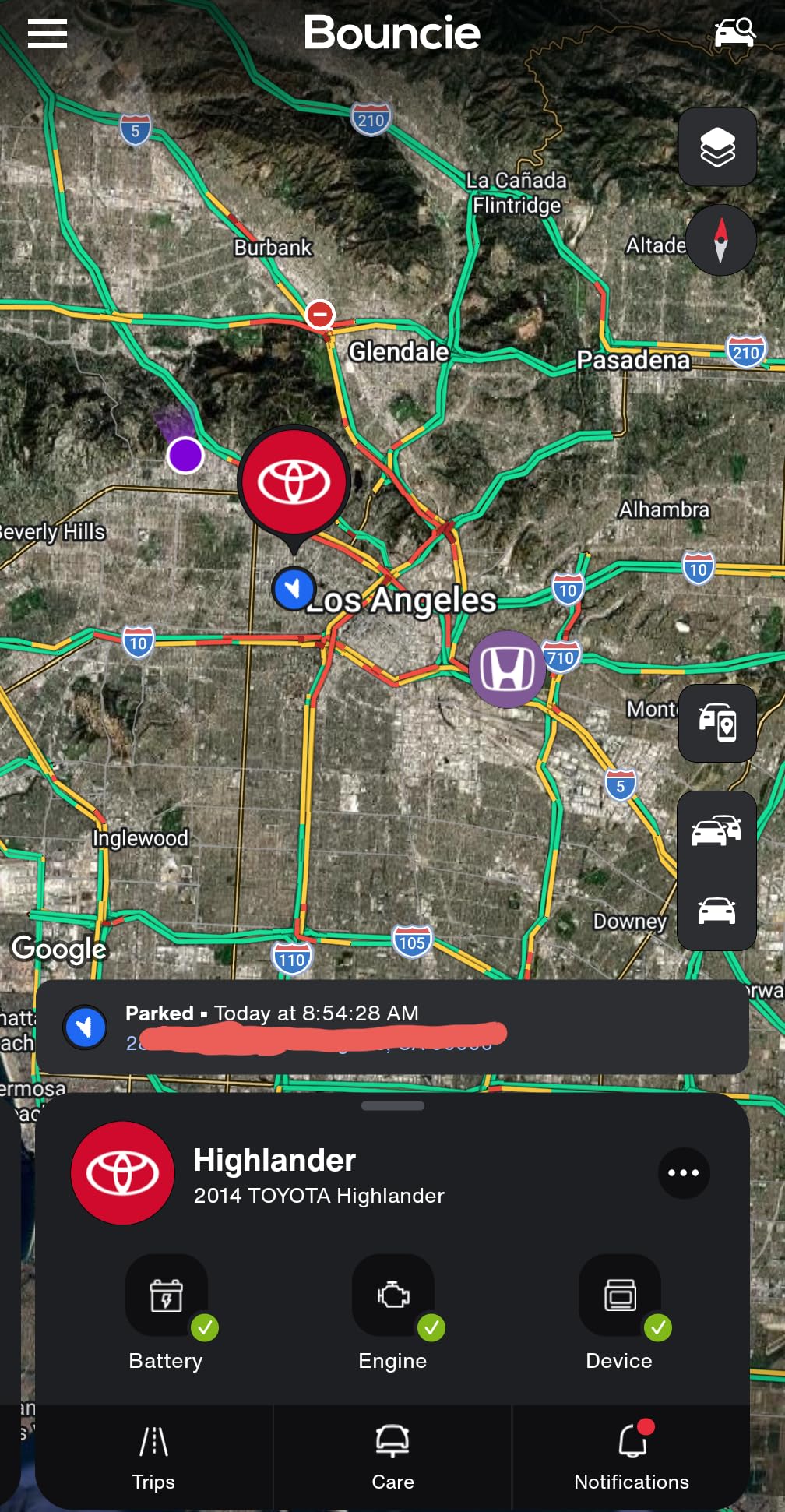 Bouncie GPS Tracker for Vehicles with Real-Time Location, Route History, Speed Monitoring, Geo-Fence & Accident Notifications - for Fleets & Family - Cancel Anytime customer photo 2