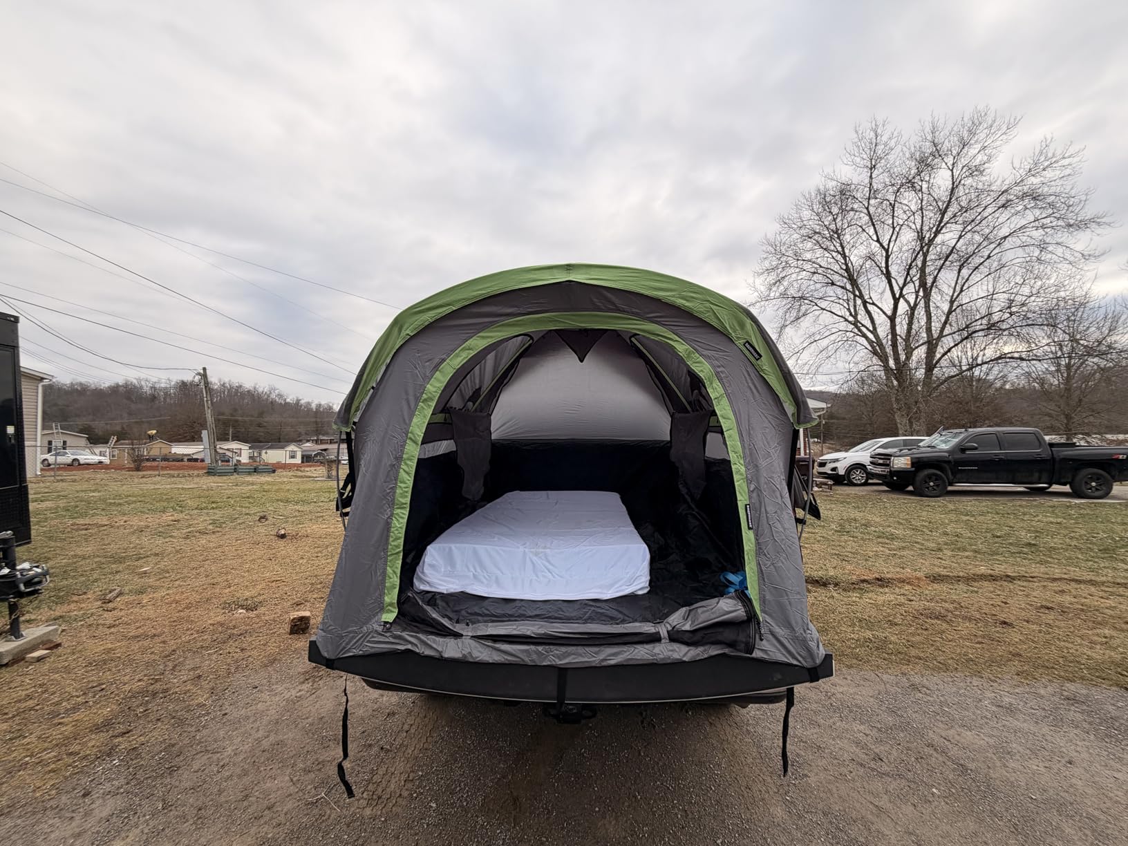 Napier Backroadz Truck Tent | Pickup Truck Bed Camping Tent | Rainfly for Water Protection | Sturdy and Spacious 2-Person Truck Tent | Easy 10-Minute Setup | Gray/Green customer photo 1