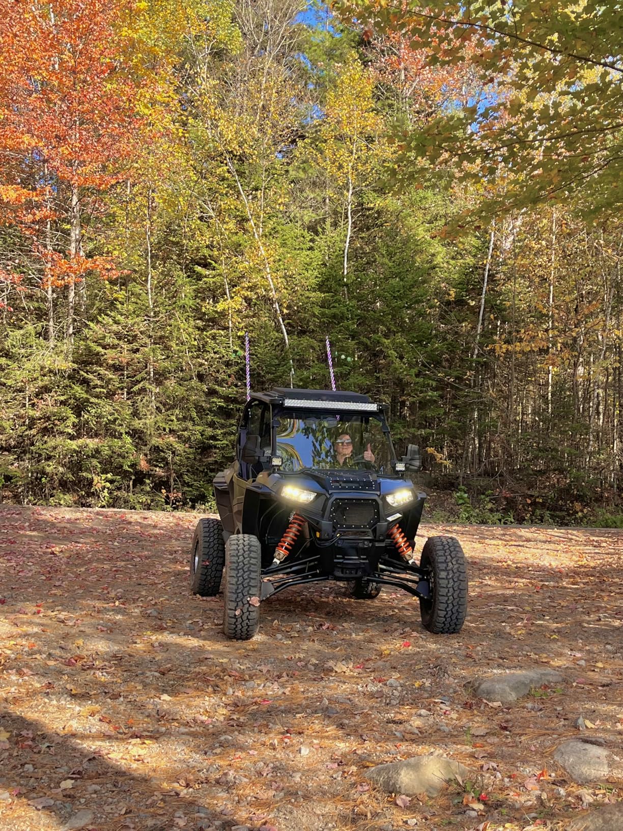 SuperATV Heavy Duty Full Windshield Compatible With Polaris RZR Models | 1/4