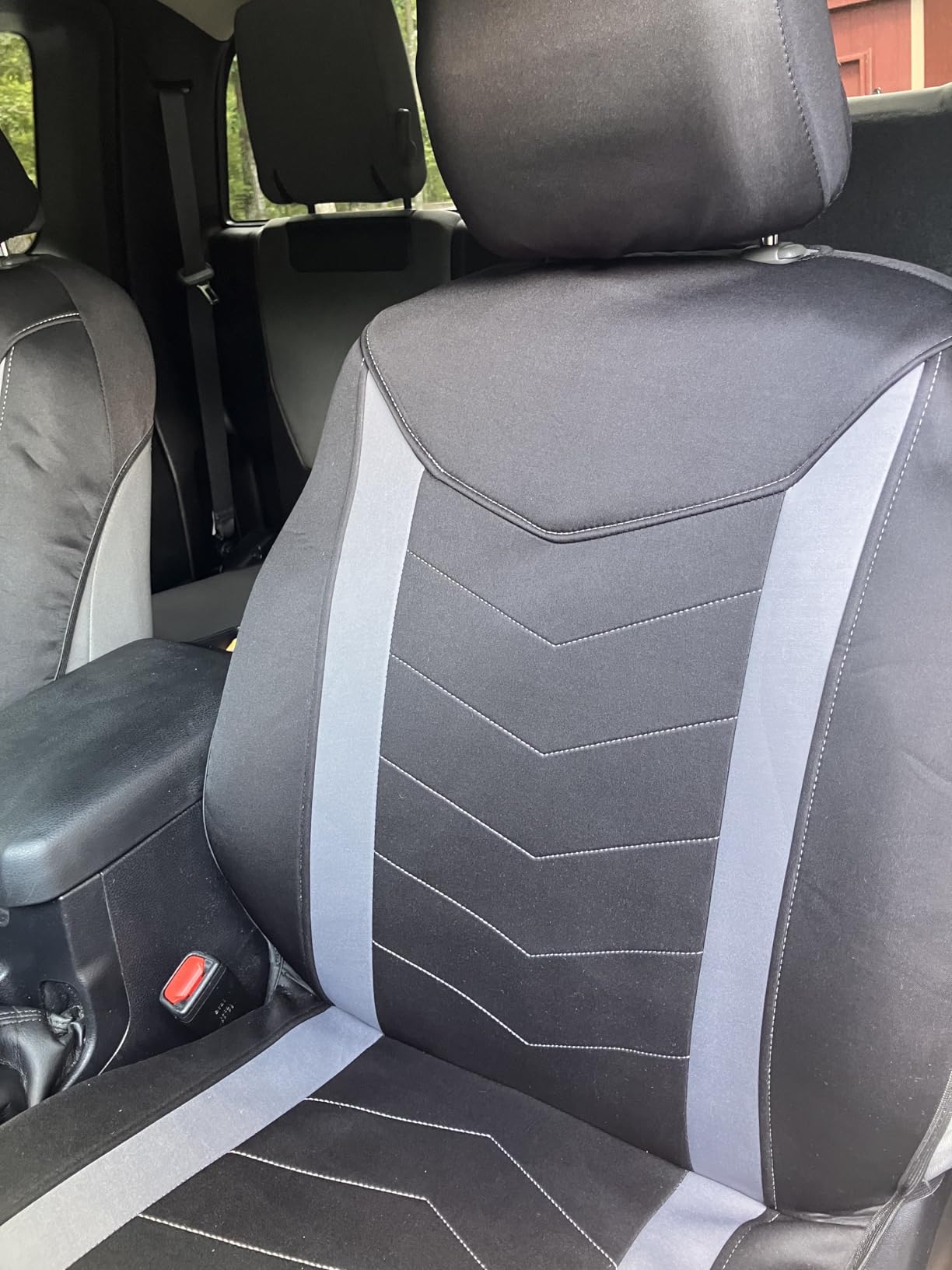 Motor Trend SpillGuard Seat Covers for Cars Trucks SUV - Gray Seat Covers with Waterproof Neoprene Lining customer photo 1