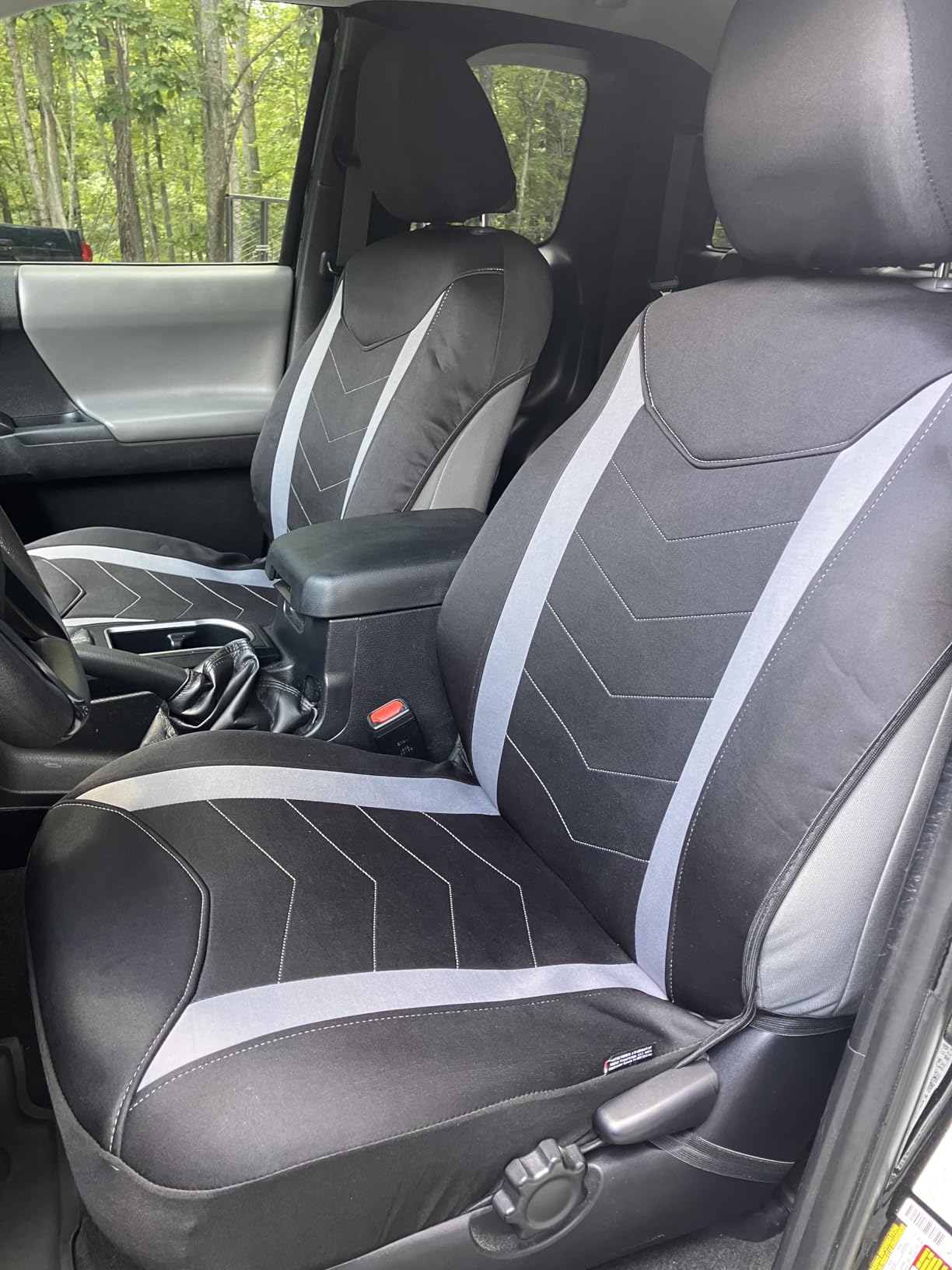 Motor Trend SpillGuard Seat Covers for Cars Trucks SUV - Gray Seat Covers with Waterproof Neoprene Lining customer photo 2