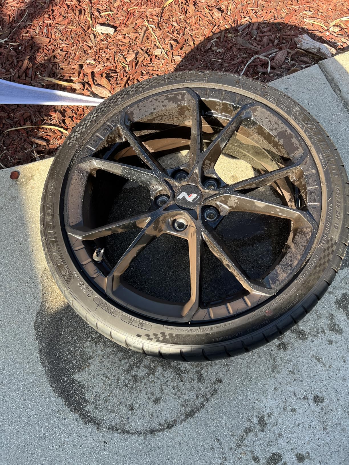 Detroit Axle - Brake Kit for BMW 335d 335i xDrive 335is 335Xi X1 Drilled & Slotted Brakes Rotors Ceramic Brakes Pads Replacement : 13.70 inch Front & 13.23 inch Rear Rotor customer photo 1