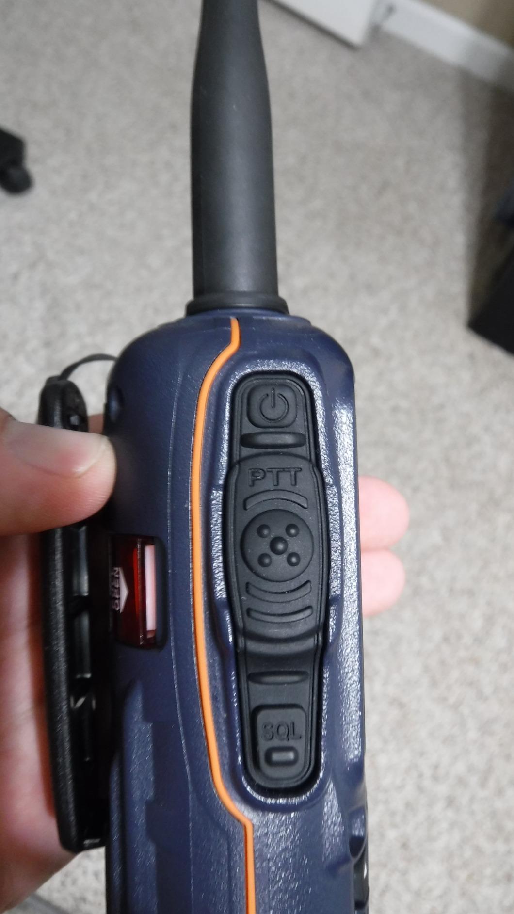 Standard Horizon HX890 Handheld VHF Navy Blue - Floating 6 Watt Class H DSC Two Way Radio with GPS customer photo 2