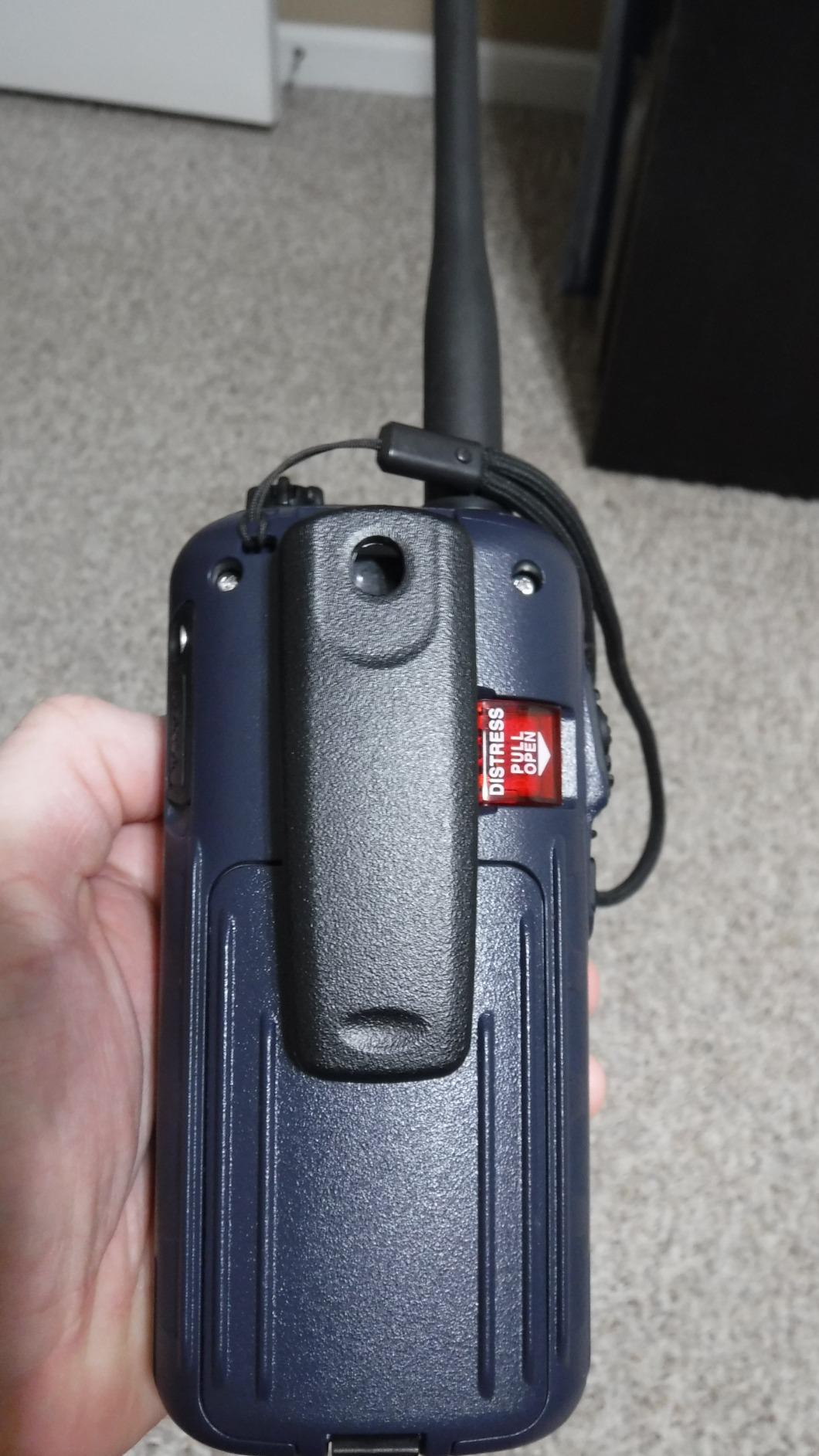 Standard Horizon HX890 Handheld VHF Navy Blue - Floating 6 Watt Class H DSC Two Way Radio with GPS customer photo 3