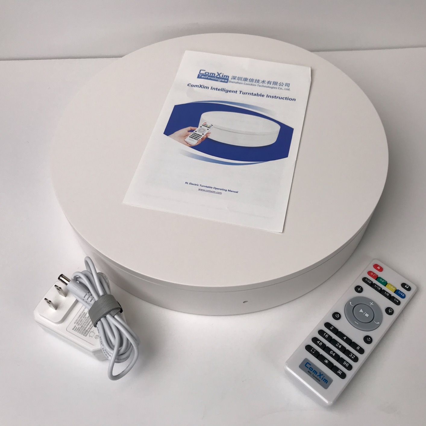 12.6In/32cm Rotating Platform, 350lbs Capacity Motorized Electric Turntable, Heavy Duty Motorized Rotating base, Large Motorized Rotating Display Stand,Photography Turntable with Remote customer photo 2