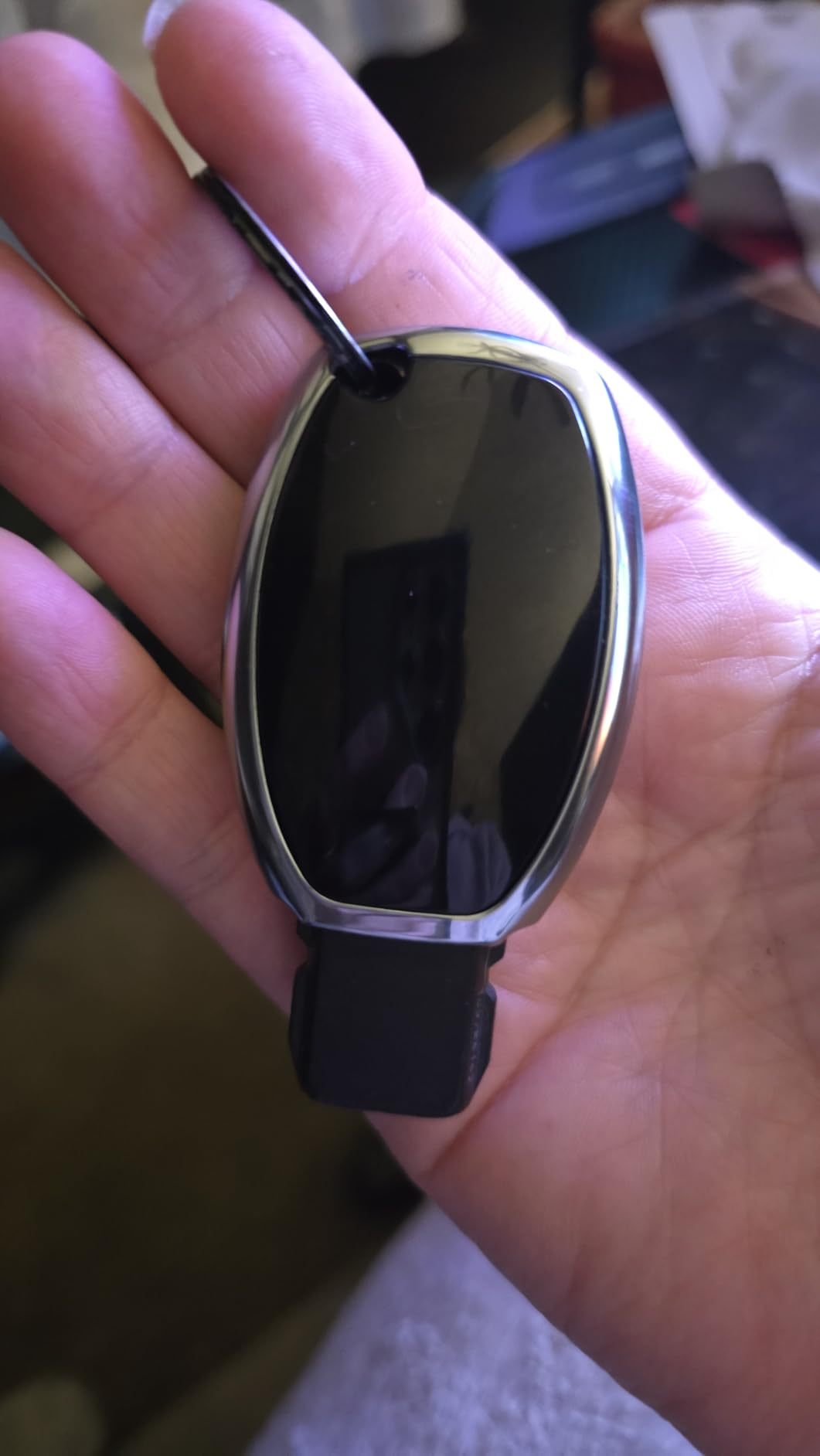 Intermerge for Mercedes Benz Key Fob Cover, Premium Soft TPU Key Case Cover Compatible with Mercedes Benz C E S M CLS CLK G Class Keyless Smart Key Fob customer photo 2
