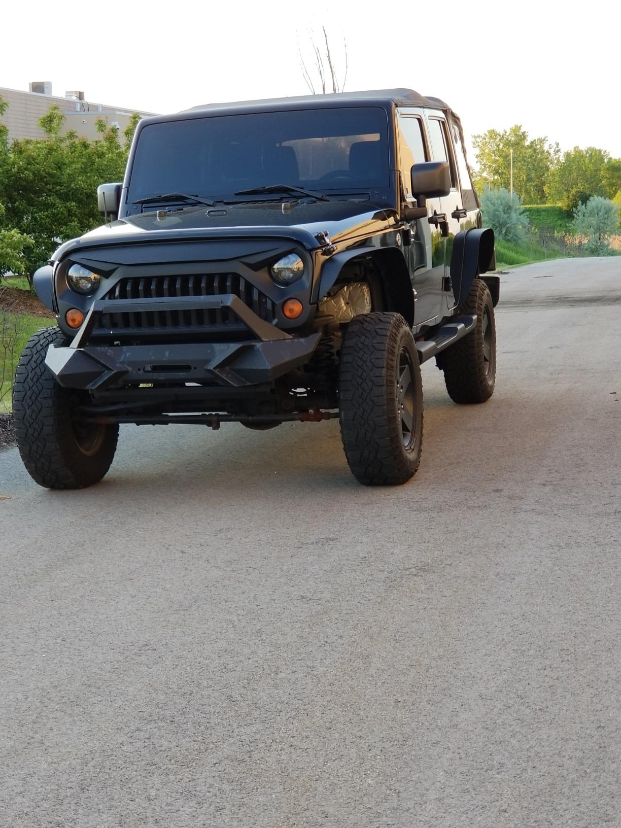 MotoFabLifts 3 inch Front 3 inch Rear Full Lift Kit with Shock Extenders for Jeep Wrangler JK customer photo 1