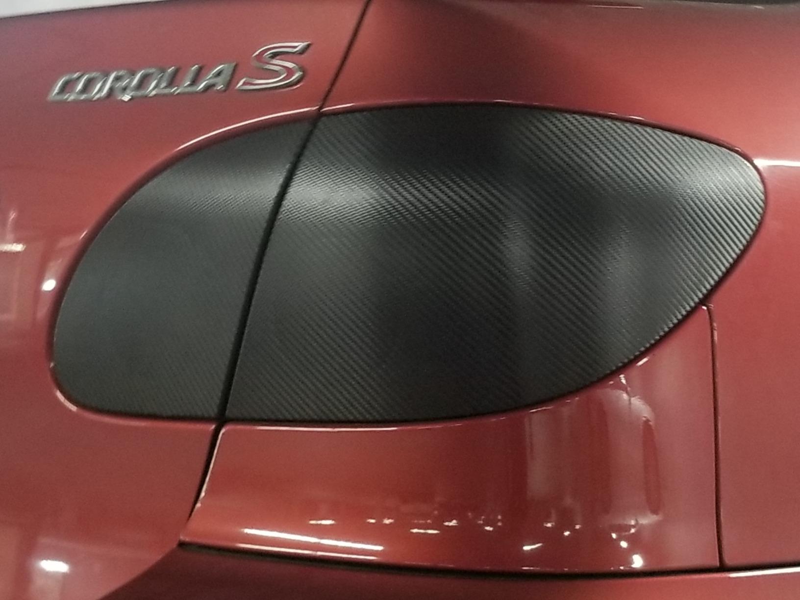 Luxe LightWrap Dark Smoke Carbon Universal Headlight Tail Light Tint Kit (20