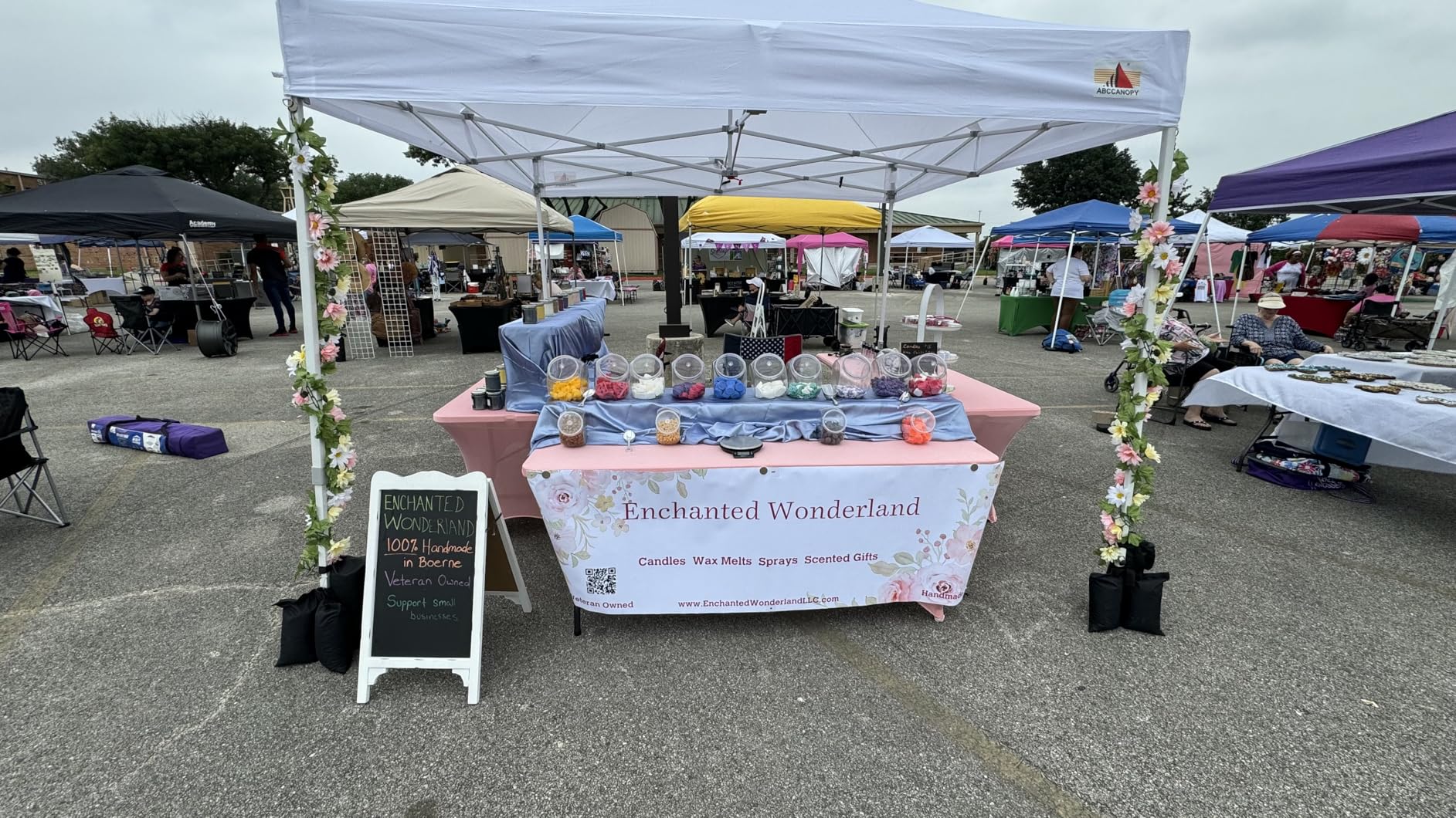 ABCCANOPY Easy Pop Up Canopy Tent with Sidewalls 10x10 Commercial -Series, White customer photo 1