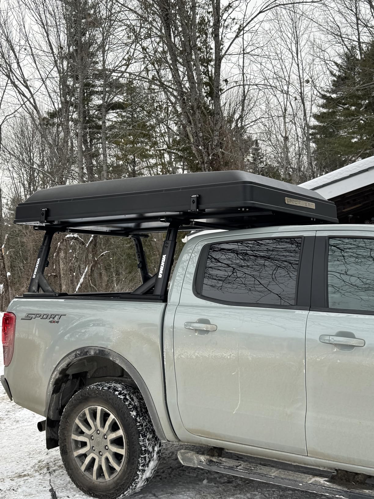 Yakima Adjustable Truck Bed Rack with Tie Down Points & T-Slots, Overhaul HD, Black - Heavy-Duty Hauling Accessories for Travel and Camping - Ideal for Kayaks, Surfboards, and Bikes customer photo 1