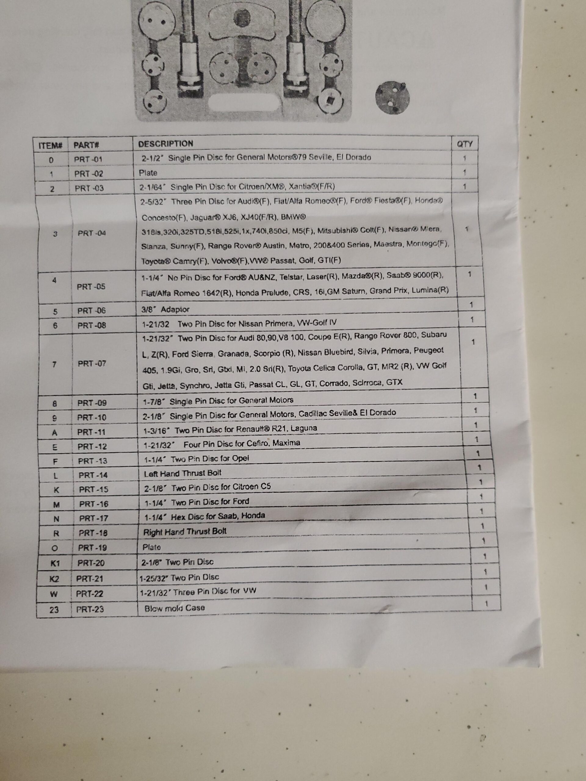 MOSTPLUS Universal Disc Brake Caliper Wind Back Tool and Piston Compression Sets-26 Pieces (Red) customer photo 2