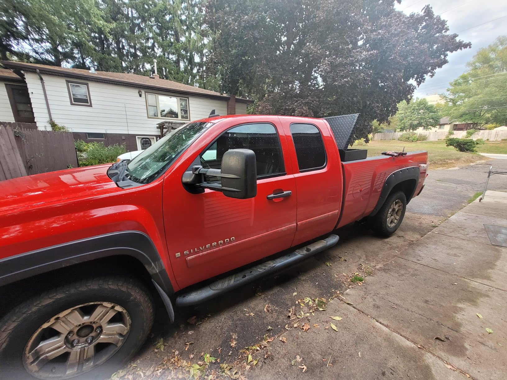 G-PLUS Pocket Riveted Fender Flares, Compatible with 07-13 Chevy Silverado 1500/07-14 Silverado 2500HD 3500HD, 78.0