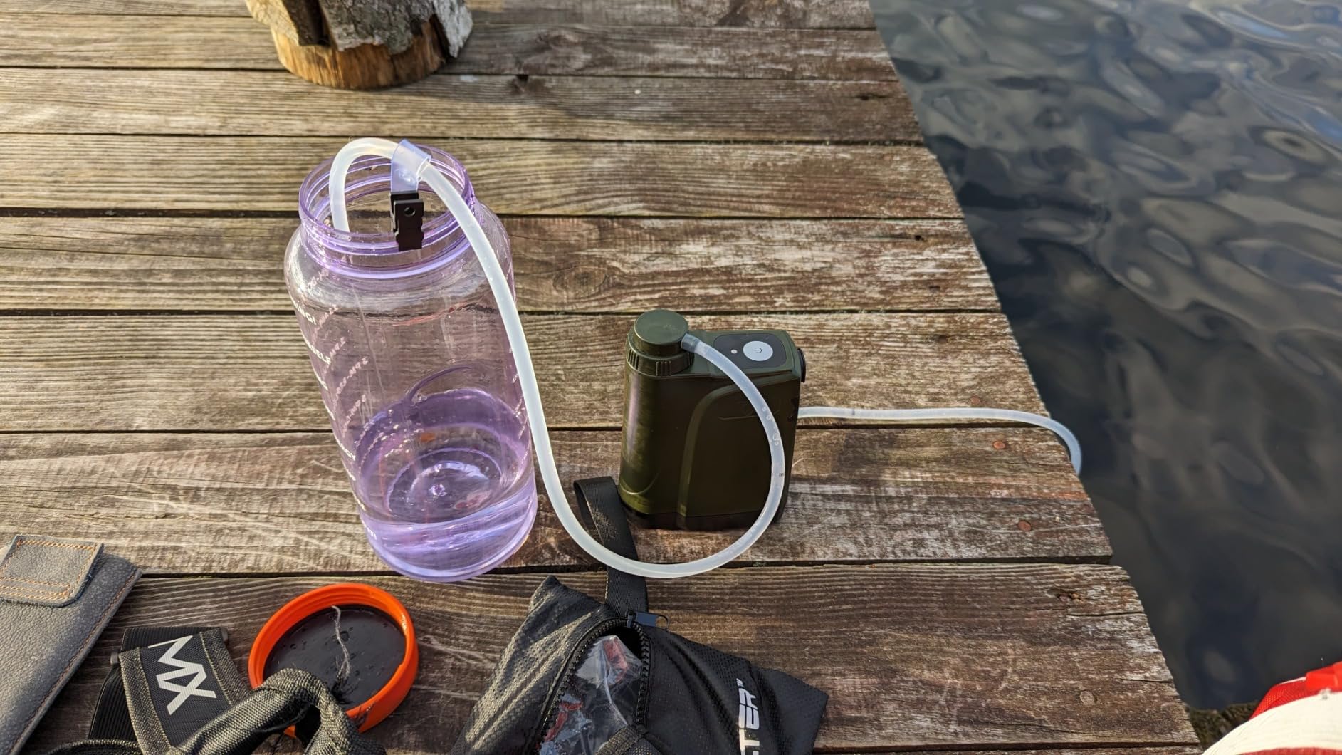 Survivor Filter PRO X - Electric Portable Camping Water Filter - Filters Bacteria, Parasite, Viral customer photo 2