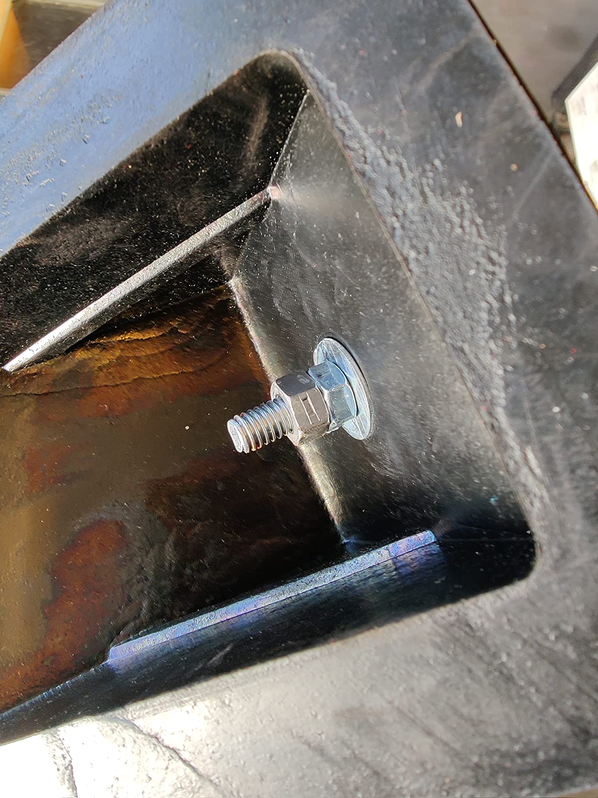 AFA Tooling - Heavy Duty Rubber Wheel Chocks w/Eyebolt Tie Off Handles - RV Wheel Chock for Front & Back Tires - Quick Grip Ribbed Design - 4 Pack customer photo 2