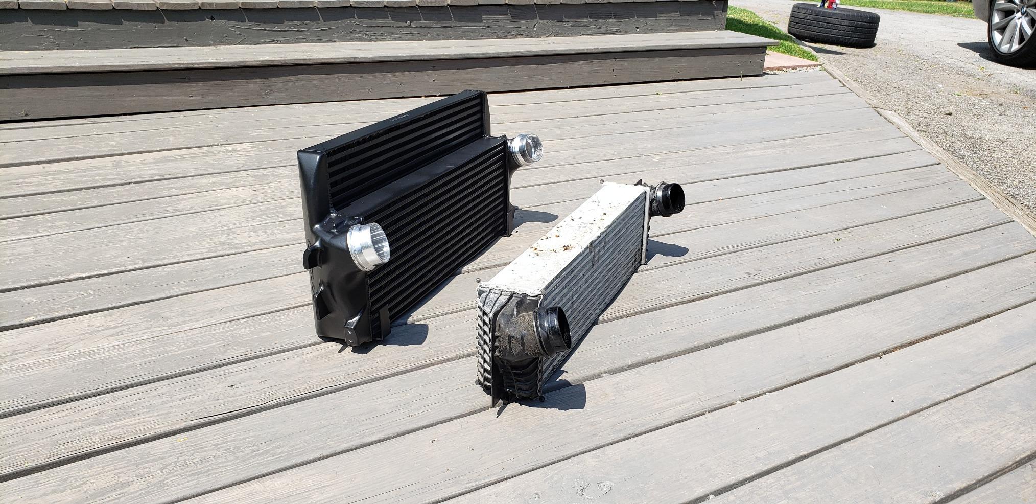 CHEDA High Performance Front Mount Intercooler Compatible For BMW F01/06/07/10/11/12 Black customer photo 1