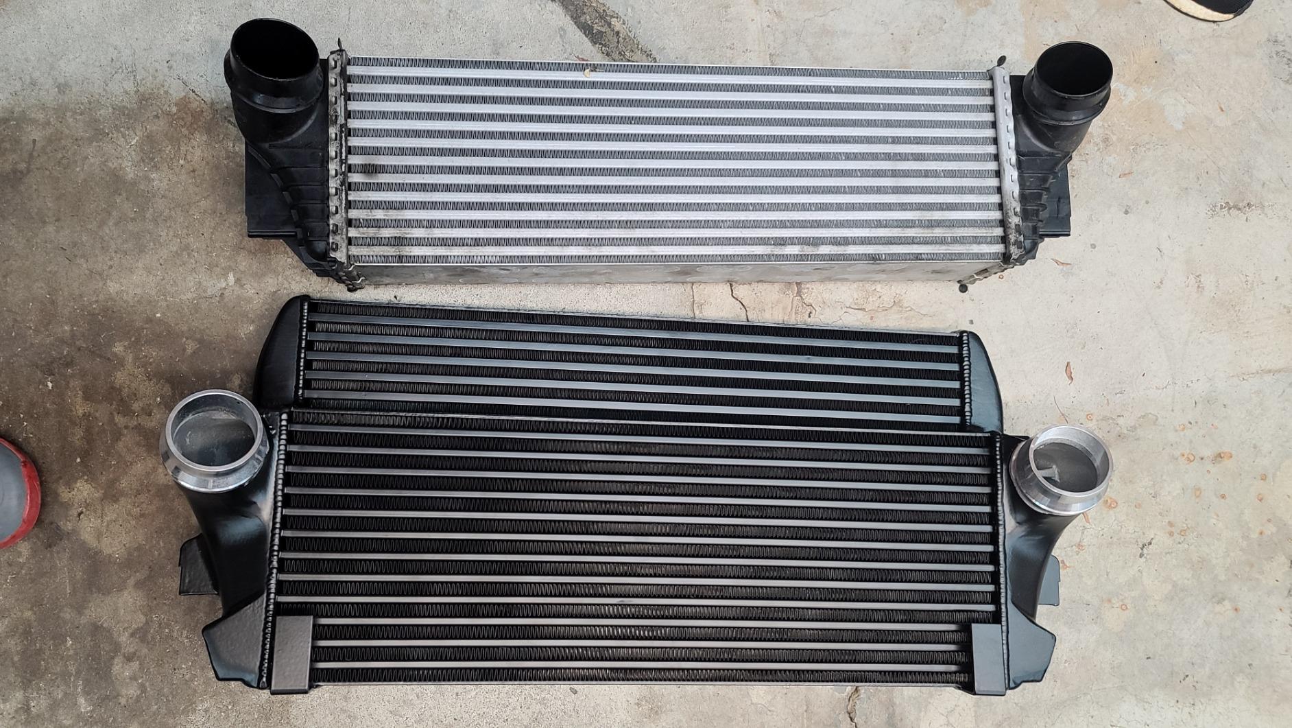 CHEDA High Performance Front Mount Intercooler Compatible For BMW F01/06/07/10/11/12 Black customer photo 2