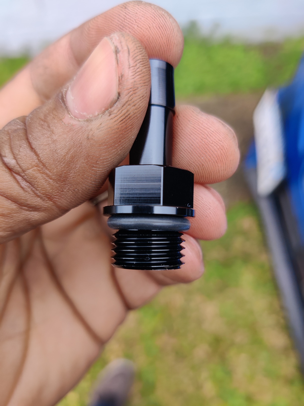 Mishimoto MMBCC-WRX-15PBE Baffled Oil Catch Can, PCV Compatible With Subaru WRX 2015+ Black customer photo 1