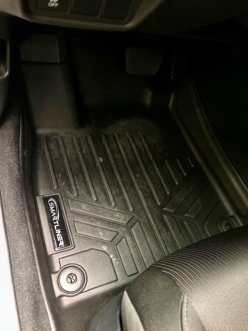 SMARTLINER Custom Fit Floor Mats 2 Row Liner Set Compatible with 2018-2022 Honda Accord customer photo 2