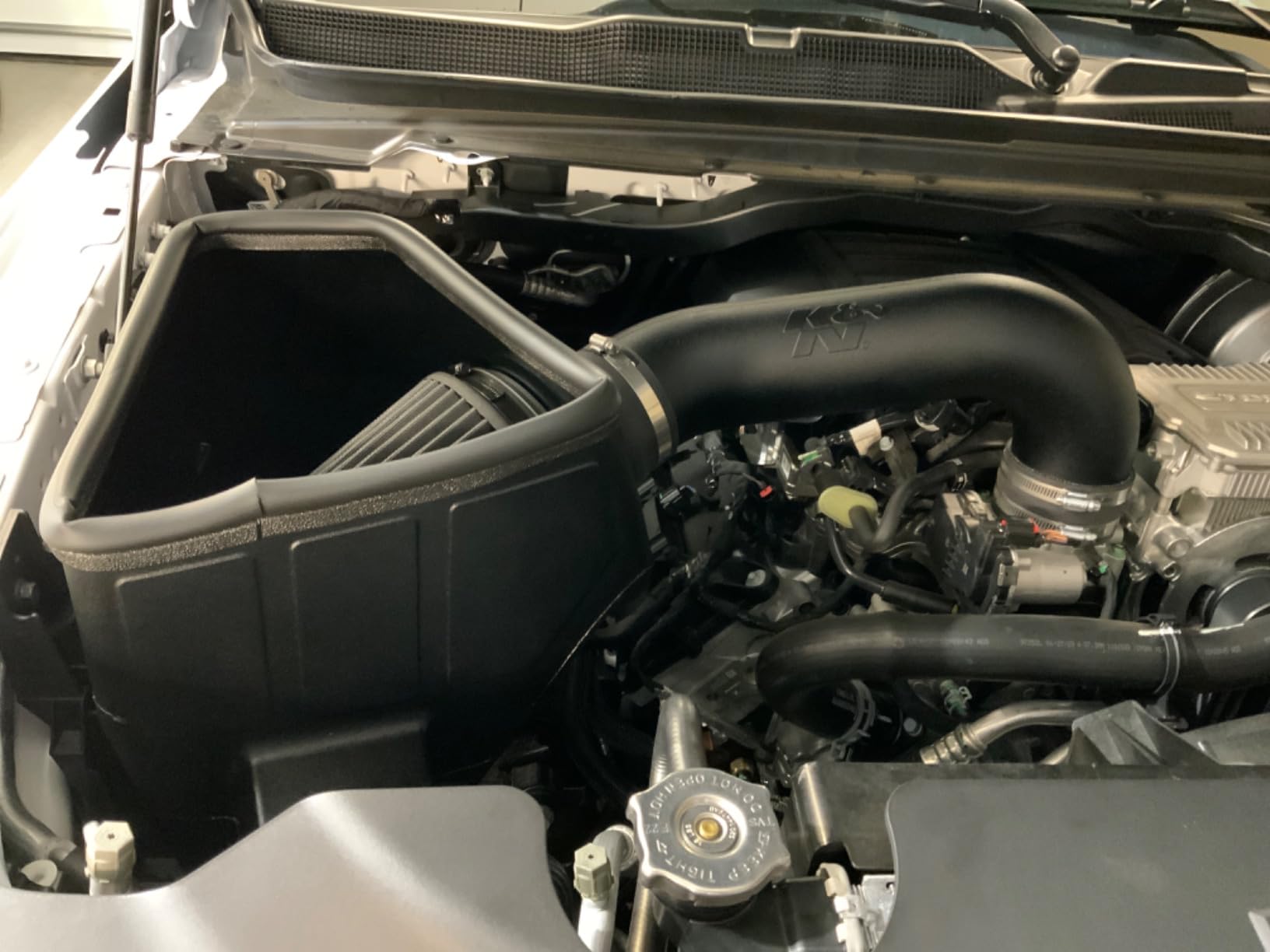 K&N Cold Air Intake System: High-Flow Air Filter, Increase Performance & Towing: Compatible with 2019-2024 RAM 1500, 77-1578KP customer photo 2