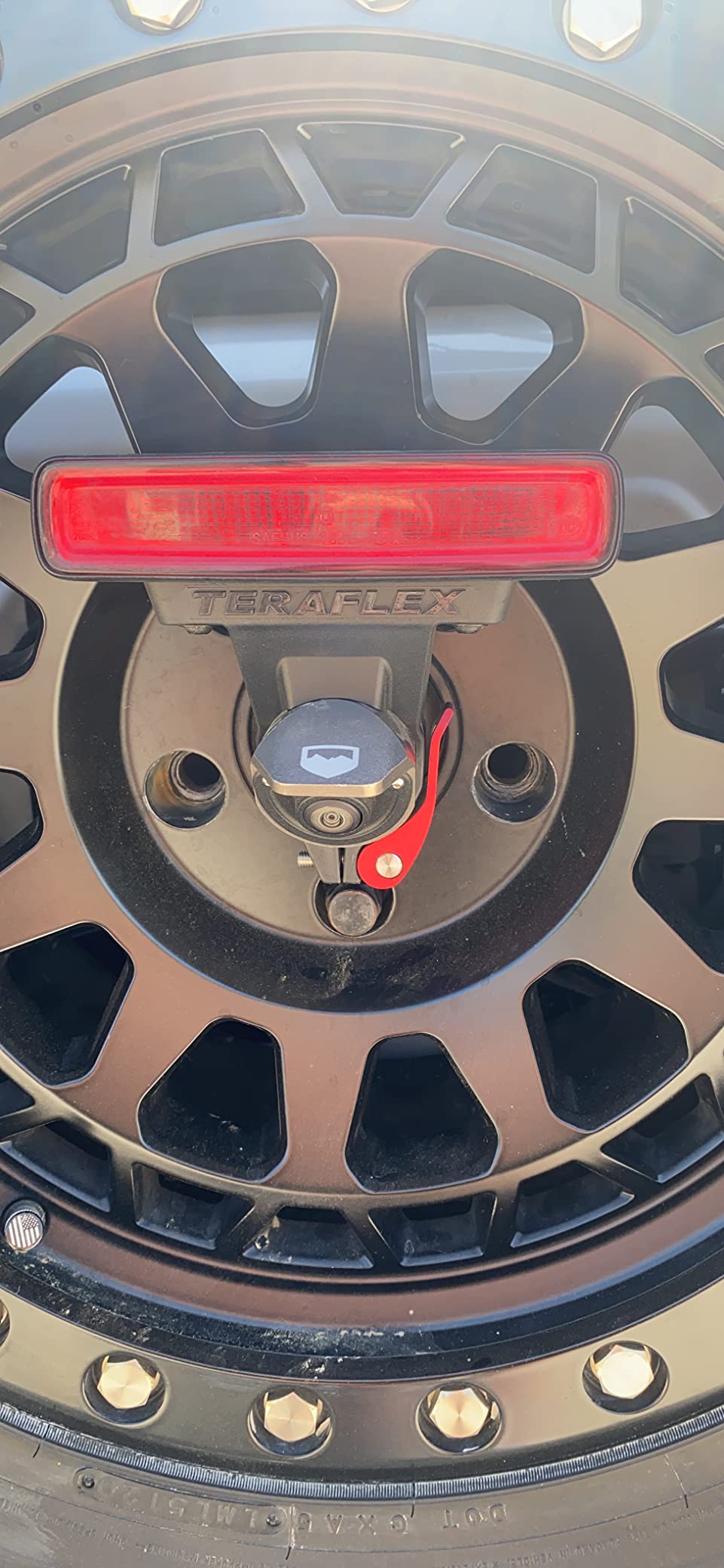 TeraFlex 4838910 JL/JLU Alpha HD Adjustable Spare Tire Mounting Kit Black customer photo 1