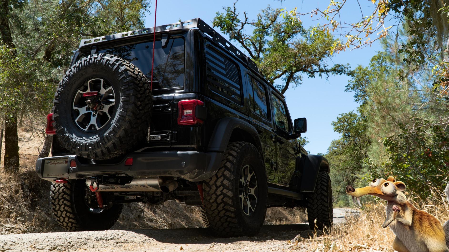 TeraFlex 4838910 JL/JLU Alpha HD Adjustable Spare Tire Mounting Kit Black customer photo 2