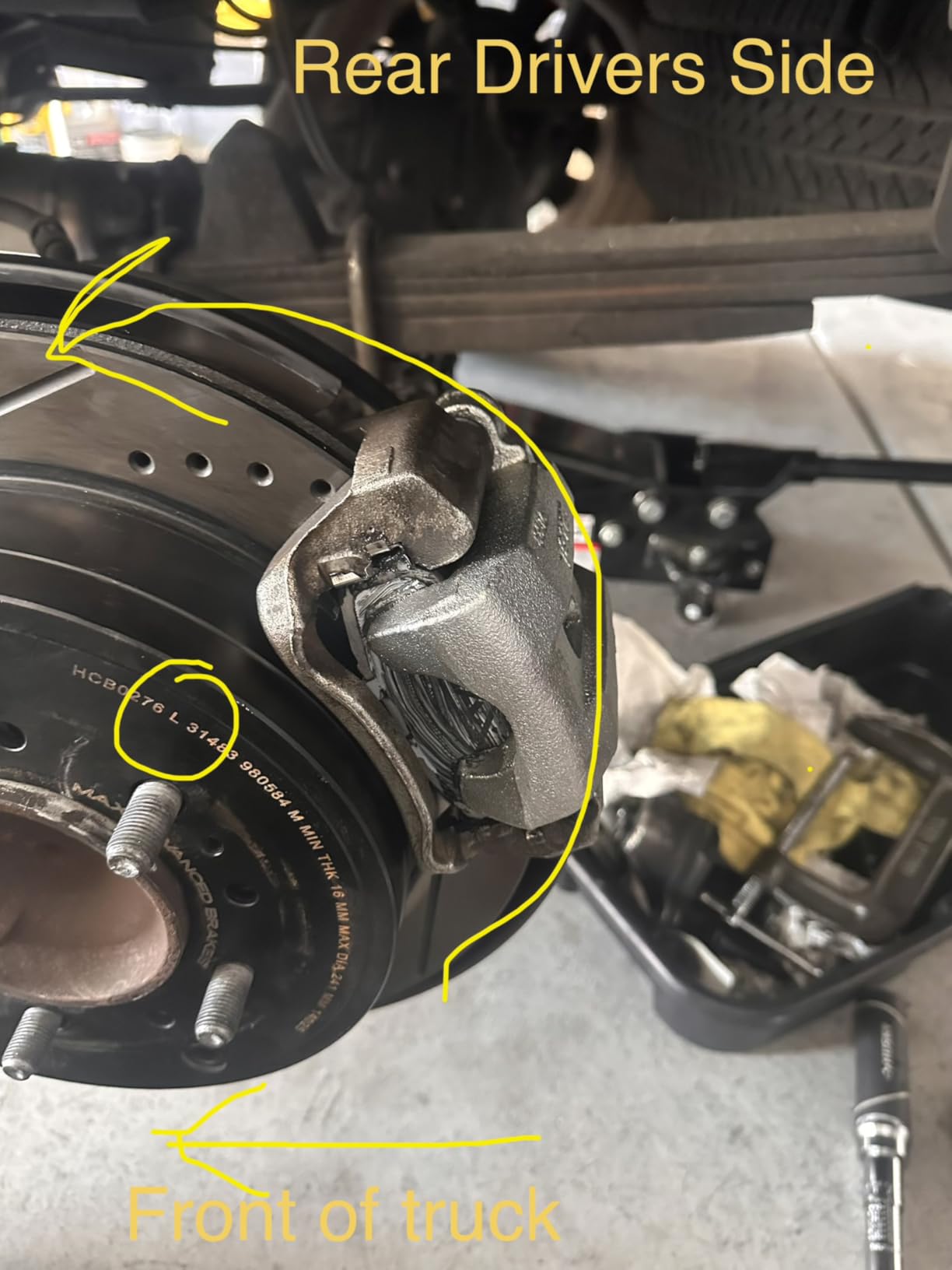 MAX Advanced Brakes - Brake Kit For 2015-2023 Nissan Murano, 2013-2020 Nissan Pathfinder, Infiniti QX60 Carbon Ceramic Brake and Rotor Kit Front and Rear Drilled Slotted Brake Rotors customer photo 2