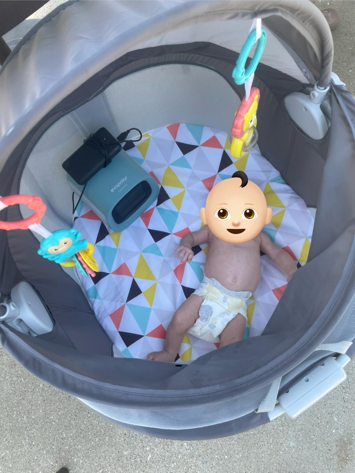 Evapolar evaCHILL Portable Air Conditioners - Portable AC Unit - Small Personal Evaporative Air Cooler & Fan for Desk, Office, Car, Camping, White customer photo 1