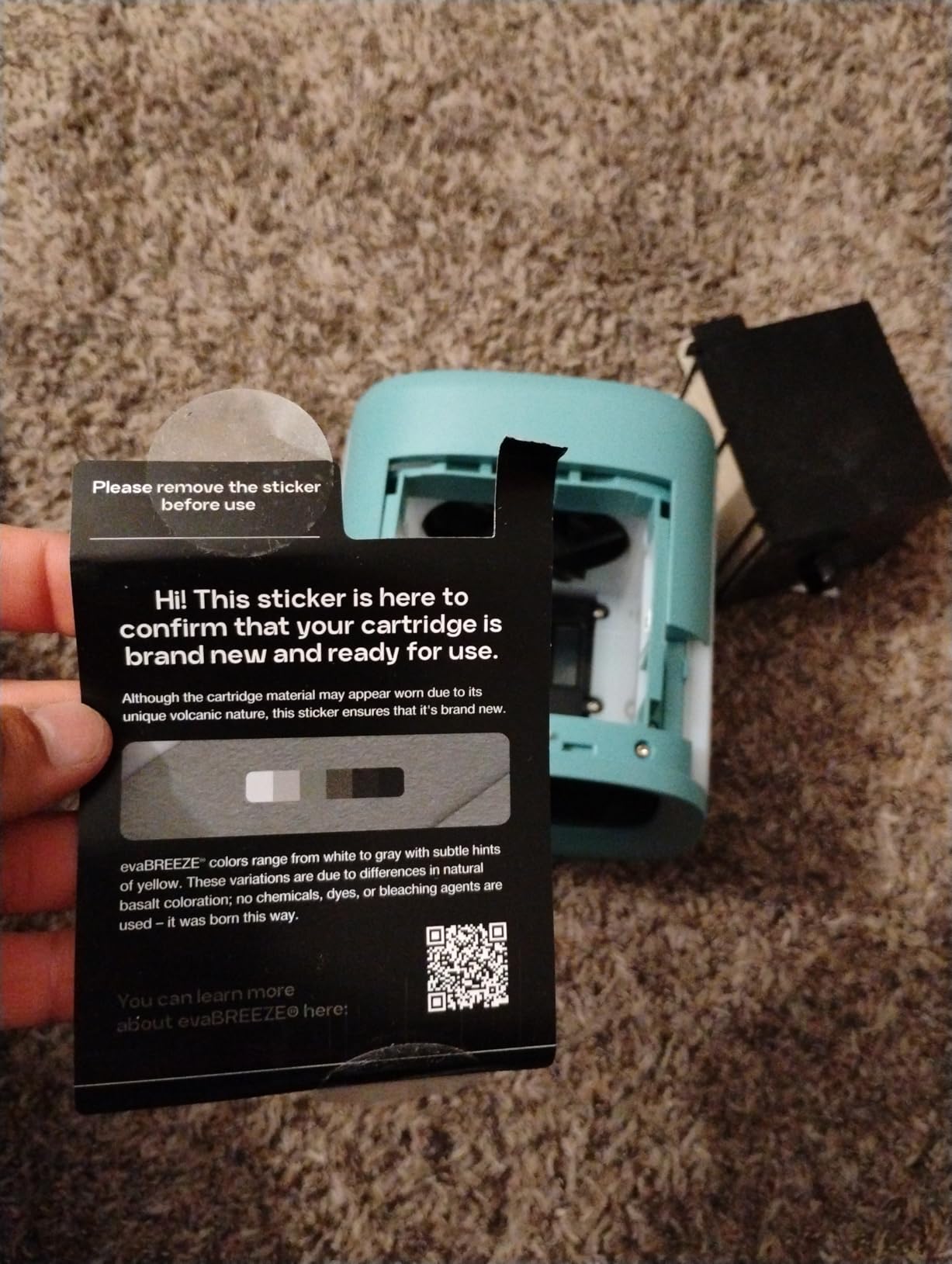 Evapolar evaCHILL Portable Air Conditioners - Portable AC Unit - Small Personal Evaporative Air Cooler & Fan for Desk, Office, Car, Camping, White customer photo 2