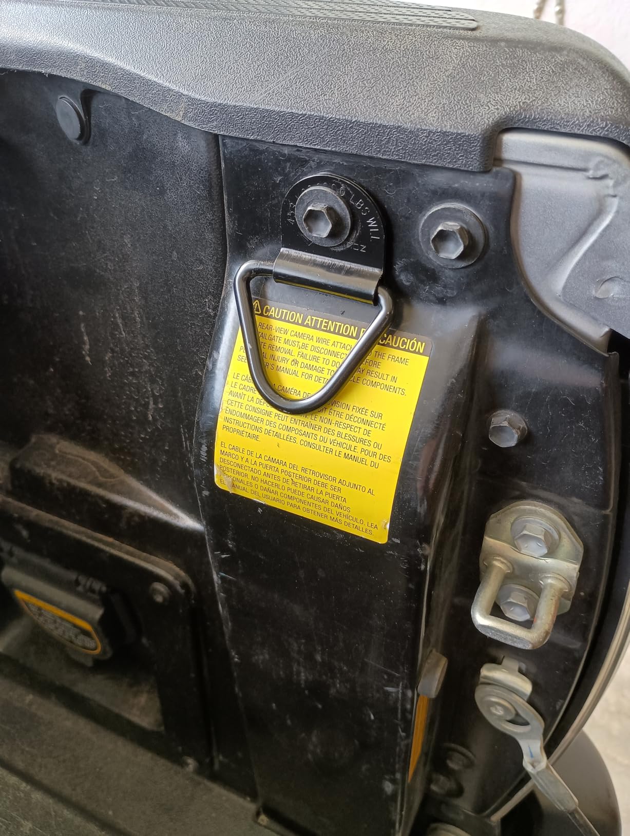 Heavy Duty Truck Bed Tie Down Anchors Rings Trailers Hook Cargo Bolt on V Ring Pickups Rail Accessories (4 Pack) customer photo 2