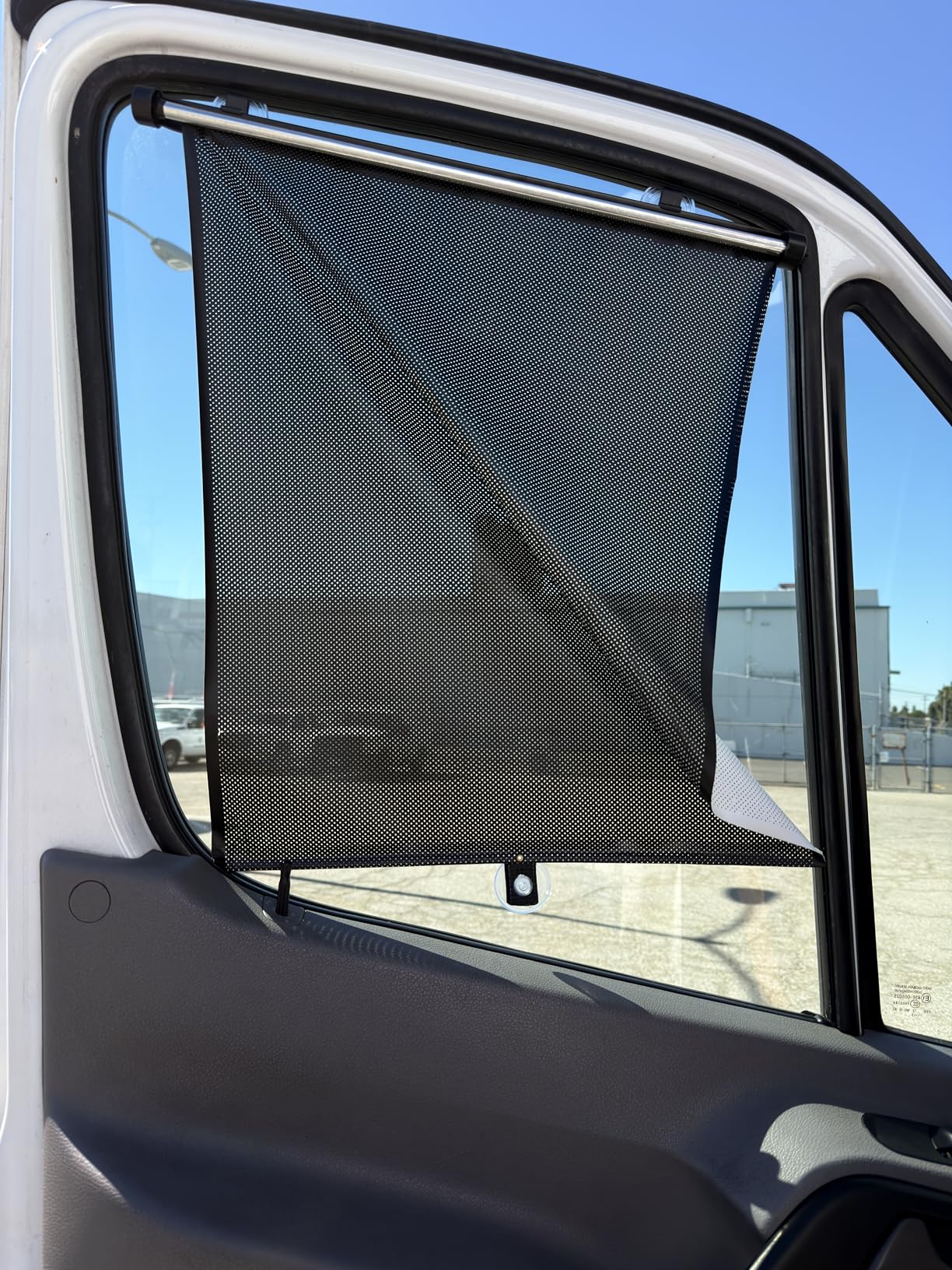 Sfee Car Window Shade for Side Windows, 2 Pack Sun Shade Retractable for Car Blocks Heat and UV Rays Glare Protection Roller Sunshade Visor for Baby, Kids, Pets, Passengers customer photo 2