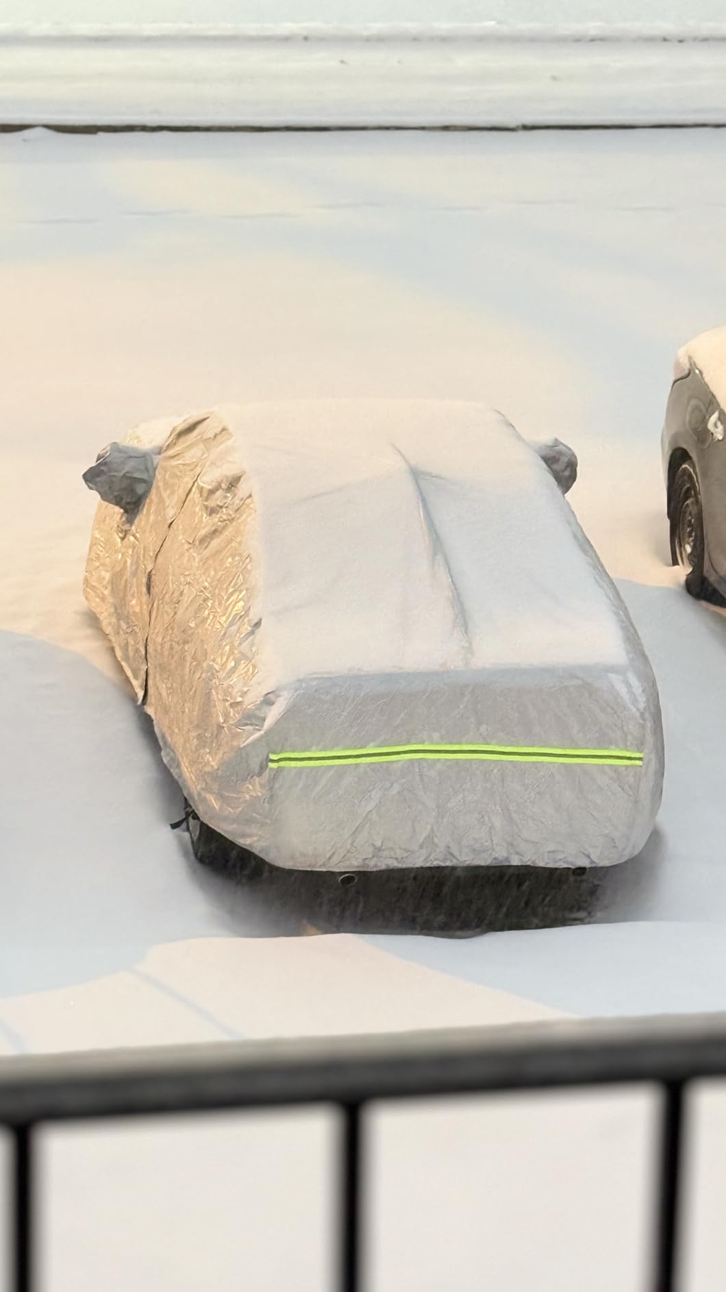 Favoto Sedan Car Cover Waterproof All Weather for Automobiles 6 Layers Heavy Duty Outdoor Rain Sun Snow Protection with Zipper Inner Cotton Universal Fit for Sedan (177-194 inch) customer photo 1