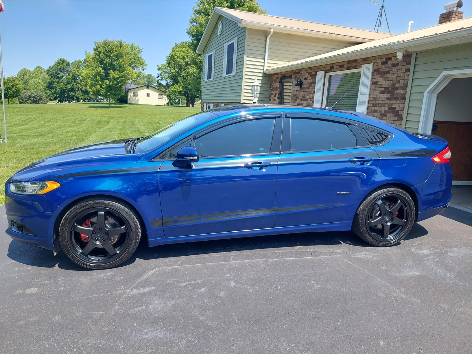 3M Black Out Trim Chrome Delete Vinyl Wrap Kit | 50ft Roll of 3m Scotchprint 2080 | Felt Edge Squeegee and Razor Blade Included (Matte, 2