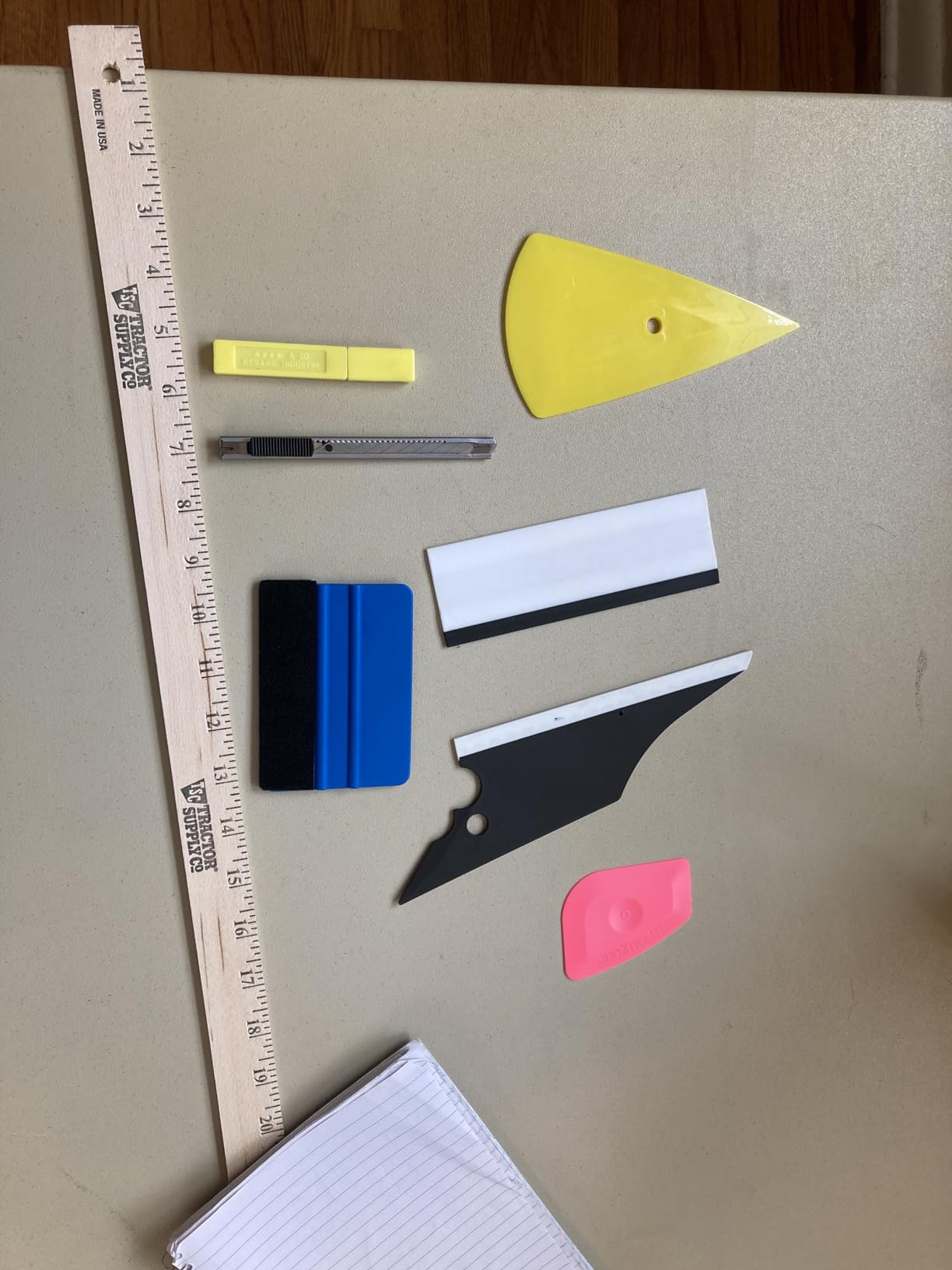 Car Window Film Tinting Tools, Window Tint Kit, Window Tinting Tools, Auto Vinyl Wrap Installation Kit, Window Tint Installation Tools, 8 in 1 Vinyl Wrap Kit with Squeegee for Window Tint customer photo 2